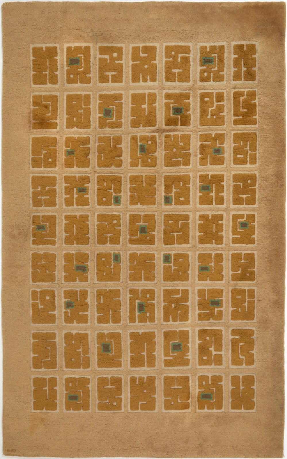 PAULE LELEU, RUG, c. 1950