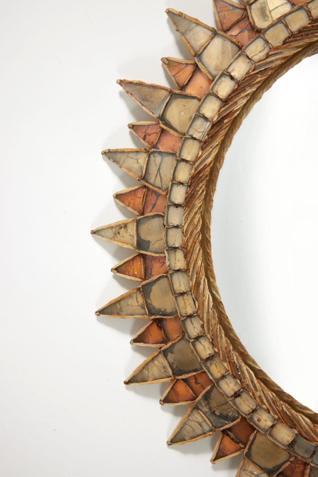 LINE VAUTRIN, MIRROR 'SOLEIL A POINTES N°3', c. 1955