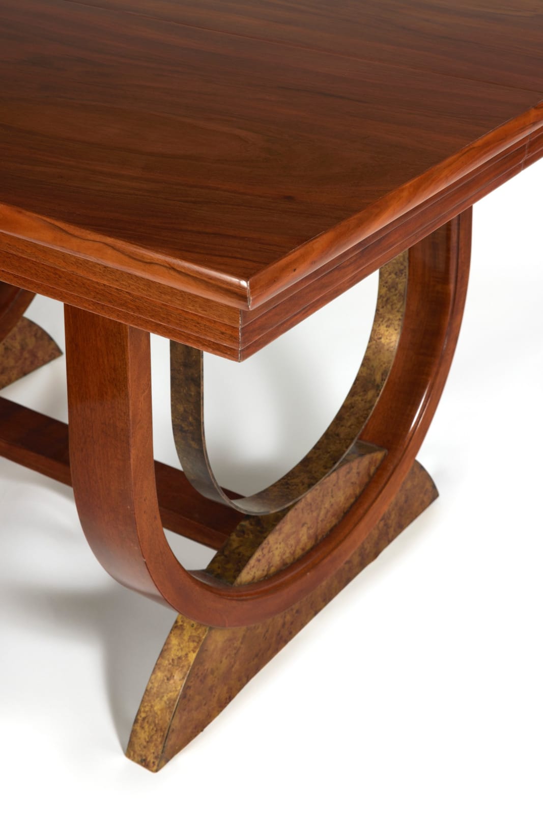 EUGÈNE PRINTZ, WALNUT DINING TABLE, c. 1935