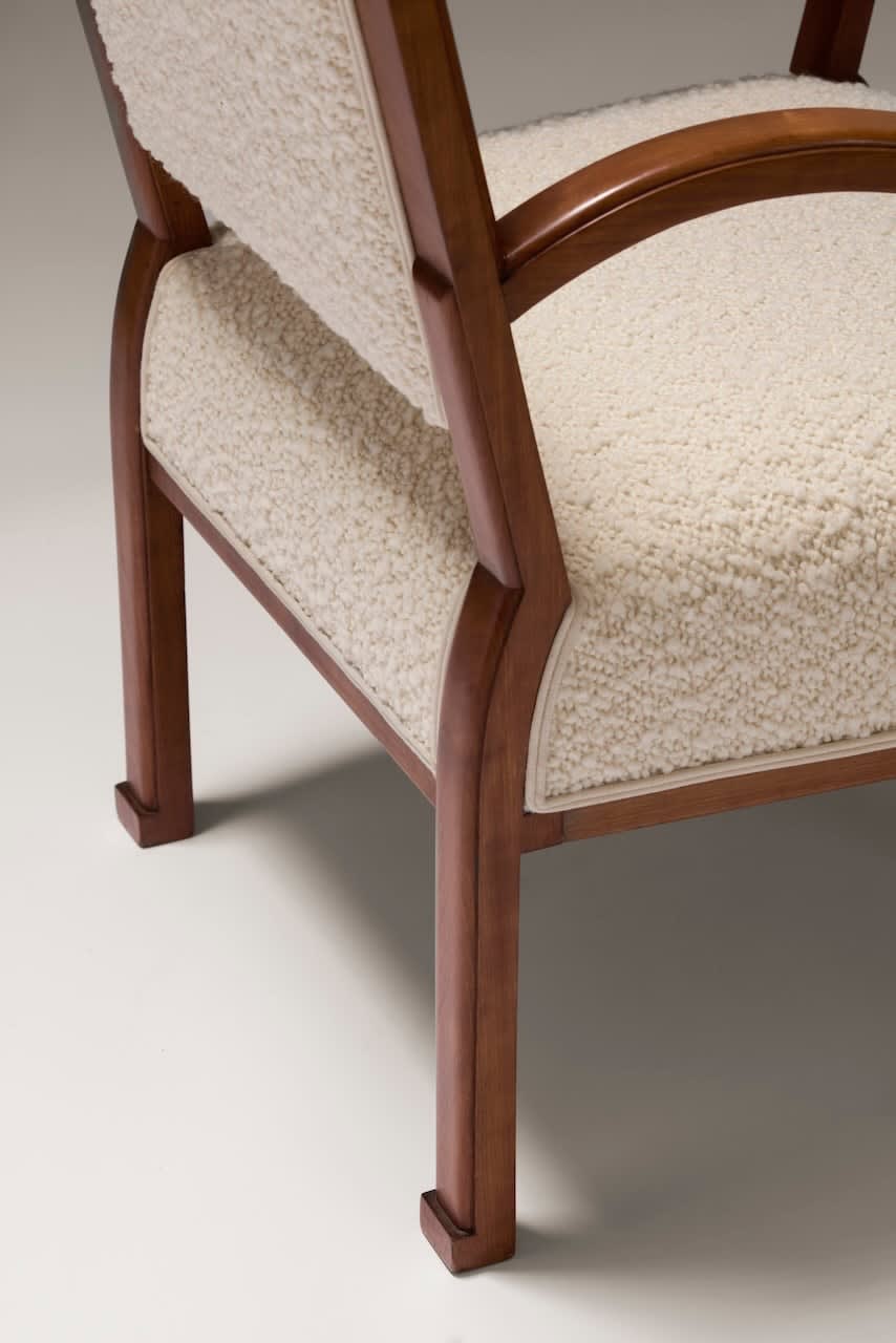 EUGÈNE PRINTZ, PAIR OF GEOMETRICAL ARMCHAIRS, c. 1928