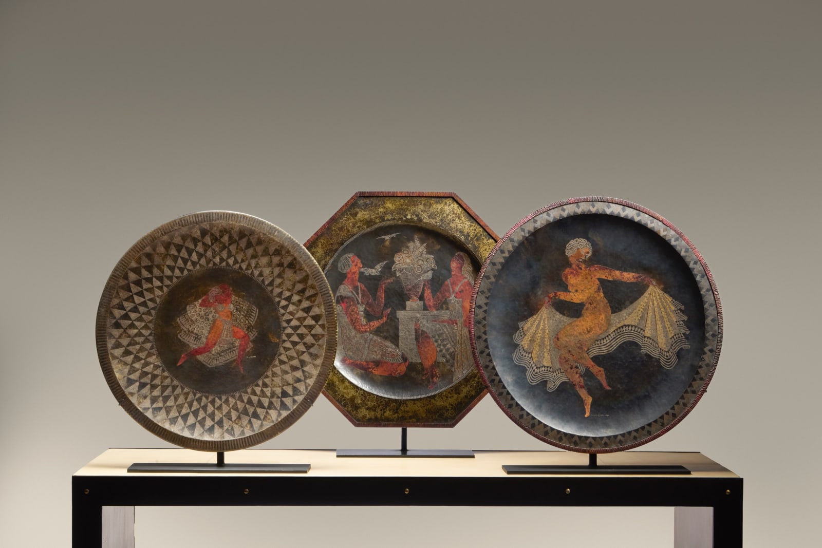 CLAUDIUS LINOSSIER, Circular Tray , c. 1926