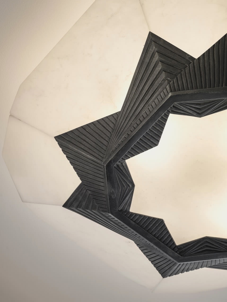 ALBERT CHEURET, Ceiling light, c. 1925