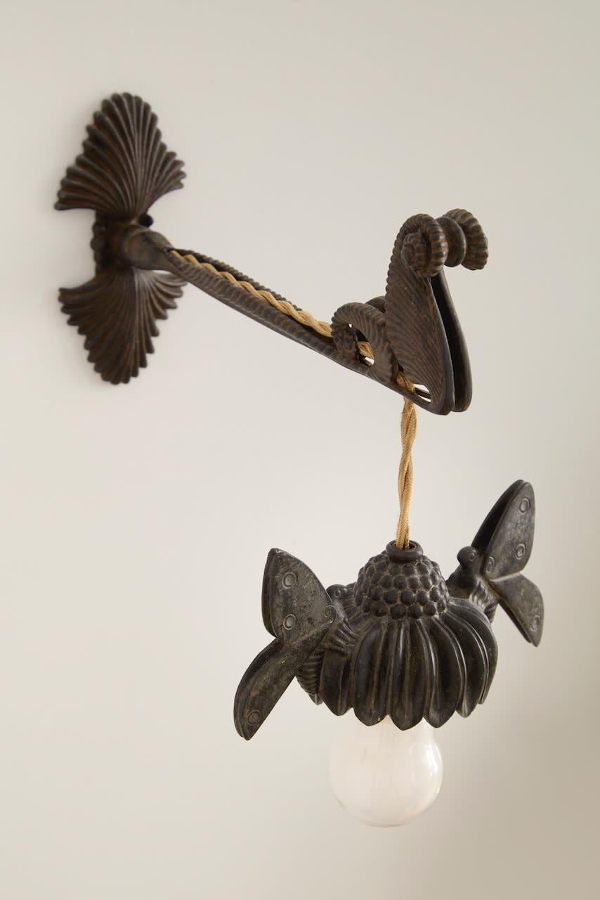 ARMAND-ALBERT RATEAU, Pair of wall lights , c. 1924