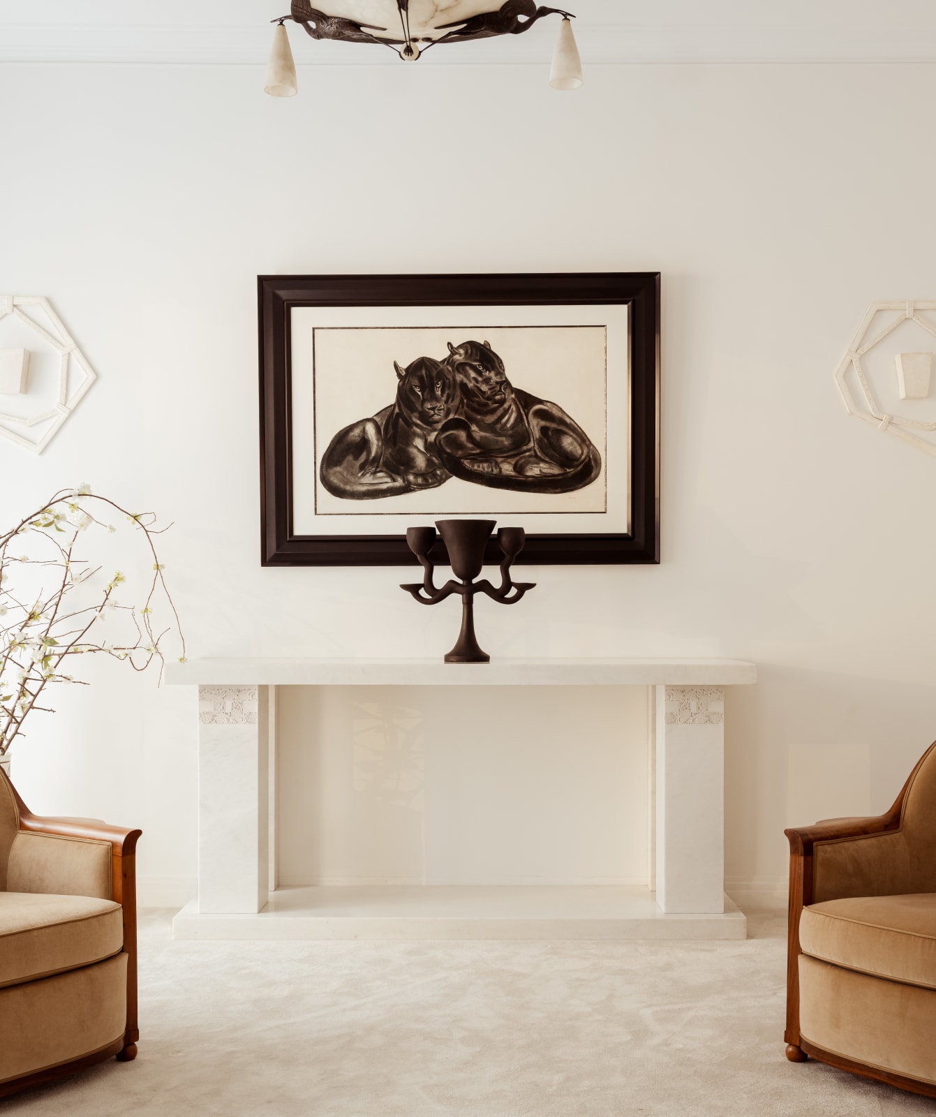 RENÉ LALIQUE, CONSOLE, 1925