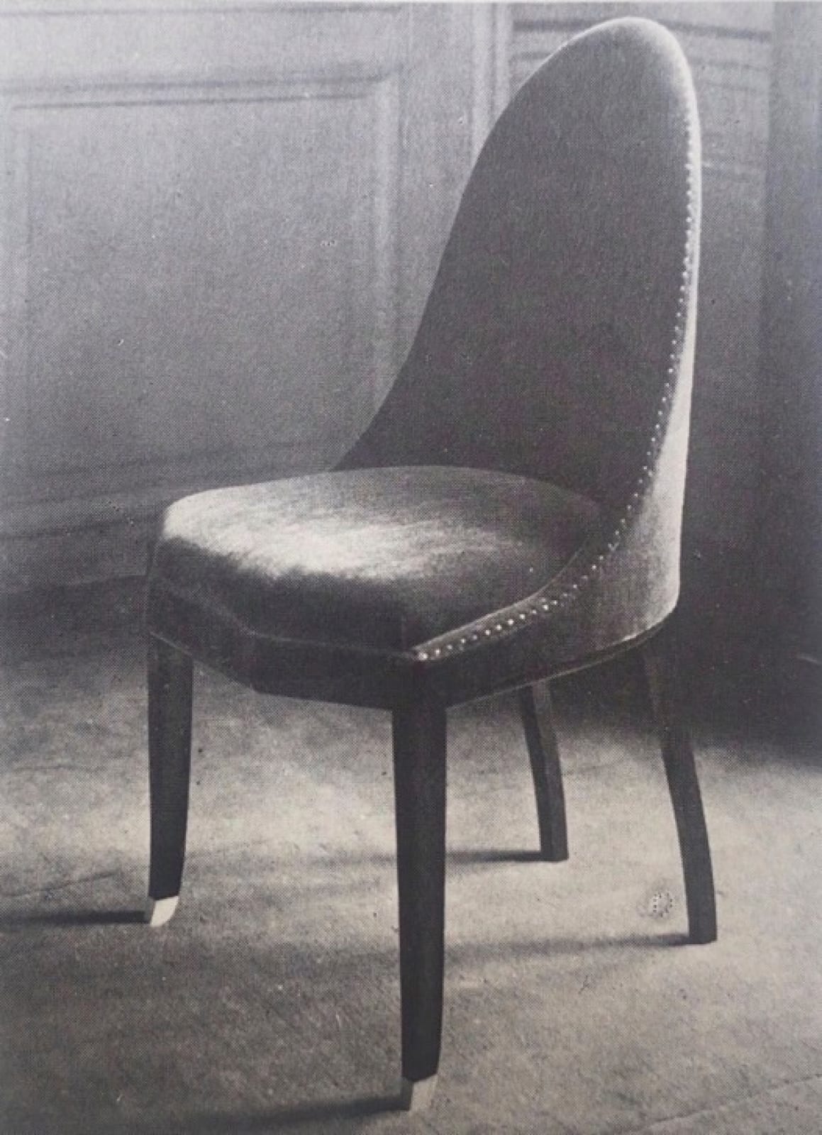 JACQUES-ÉMILE RUHLMANN, PAIR OF CHAIRS 'CUILLER', c. 1930