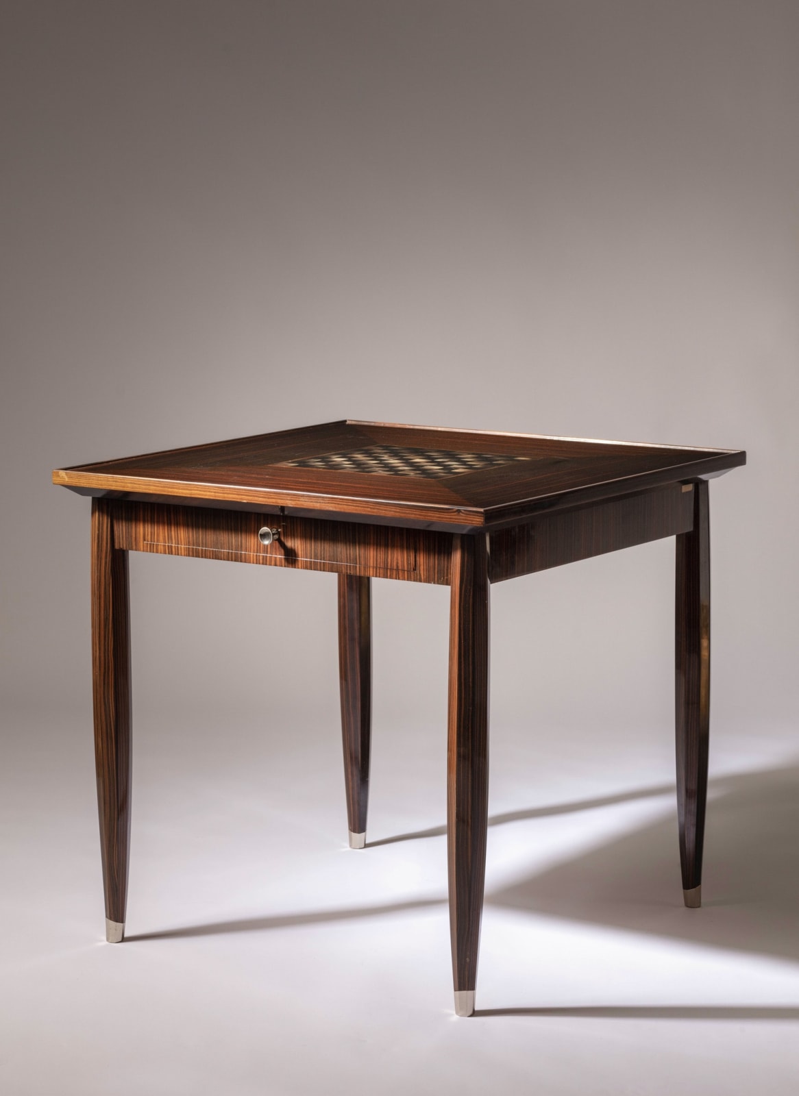 Jules leleu game tables and chairs set c 1940 galerie marcilhac
