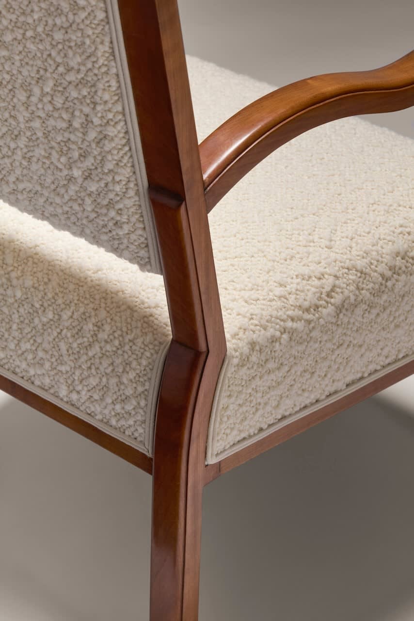 EUGÈNE PRINTZ, PAIR OF GEOMETRICAL ARMCHAIRS, c. 1928