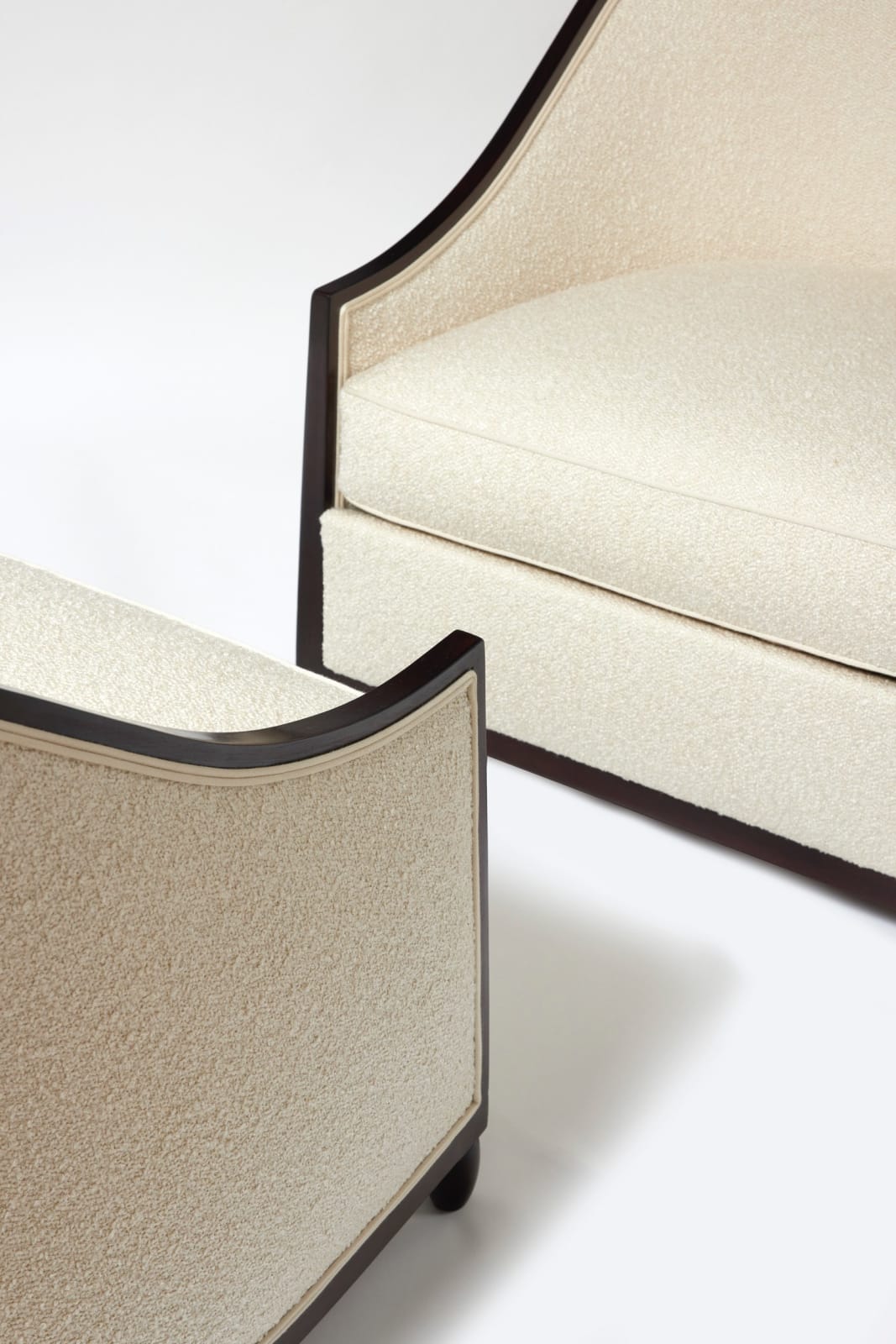 TRAVAIL FRANÇAIS, PAIR OF BERGERES, c. 1940