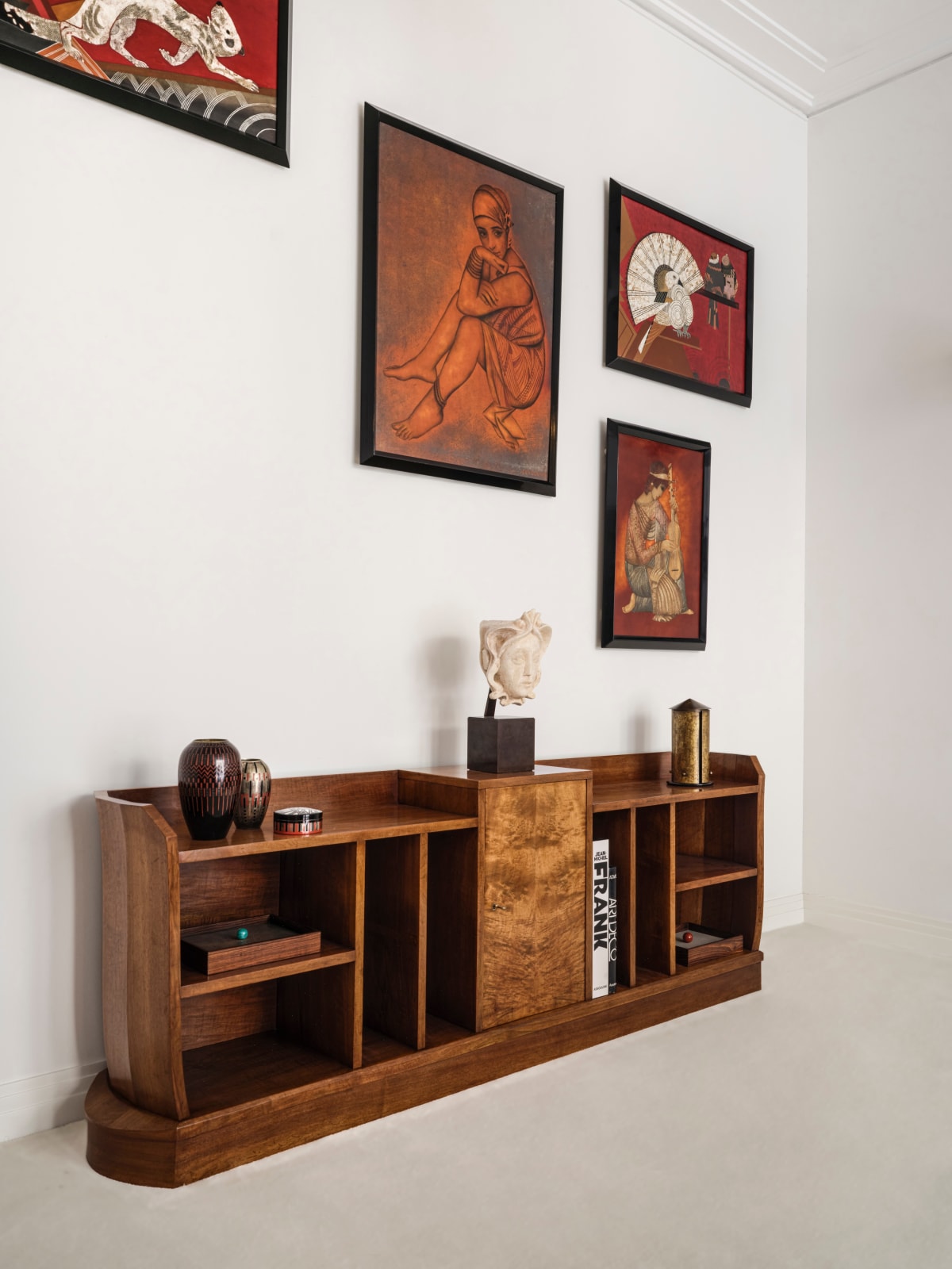PIERRE CHAREAU, 'MU265' BOOKCASE , c. 1923