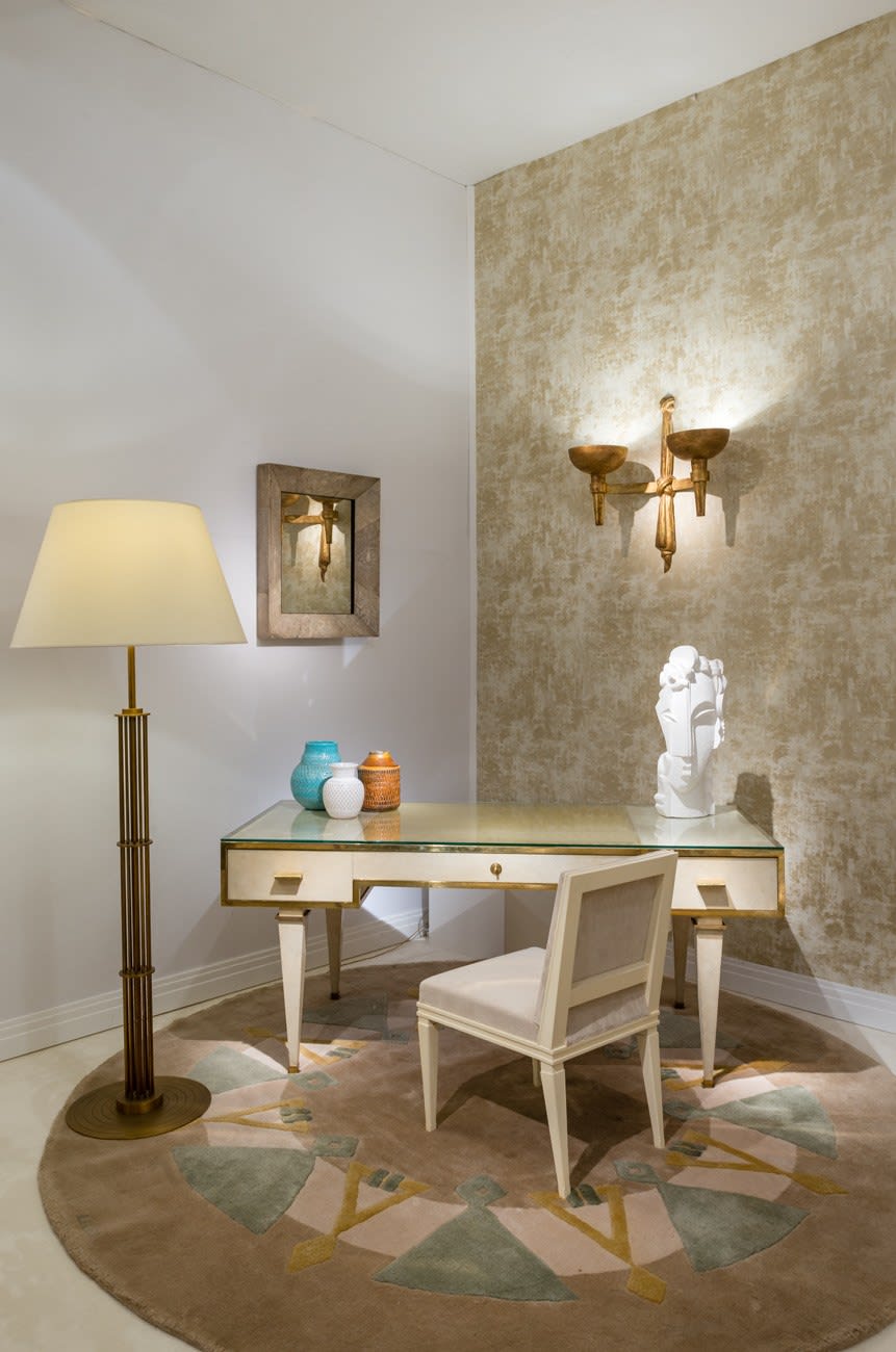 MARC DU PLANTIER, FLOOR LAMP, c. 1940