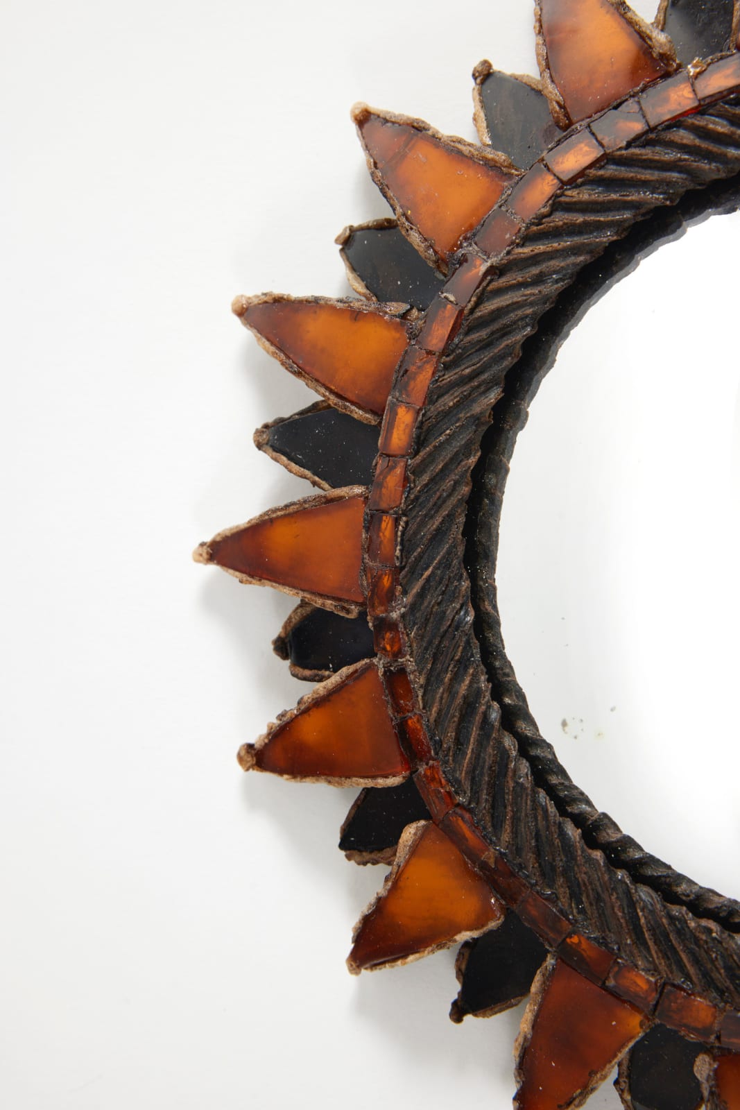 LINE VAUTRIN, MIRROR 'SOLEIL A POINTS N°1', c. 1955