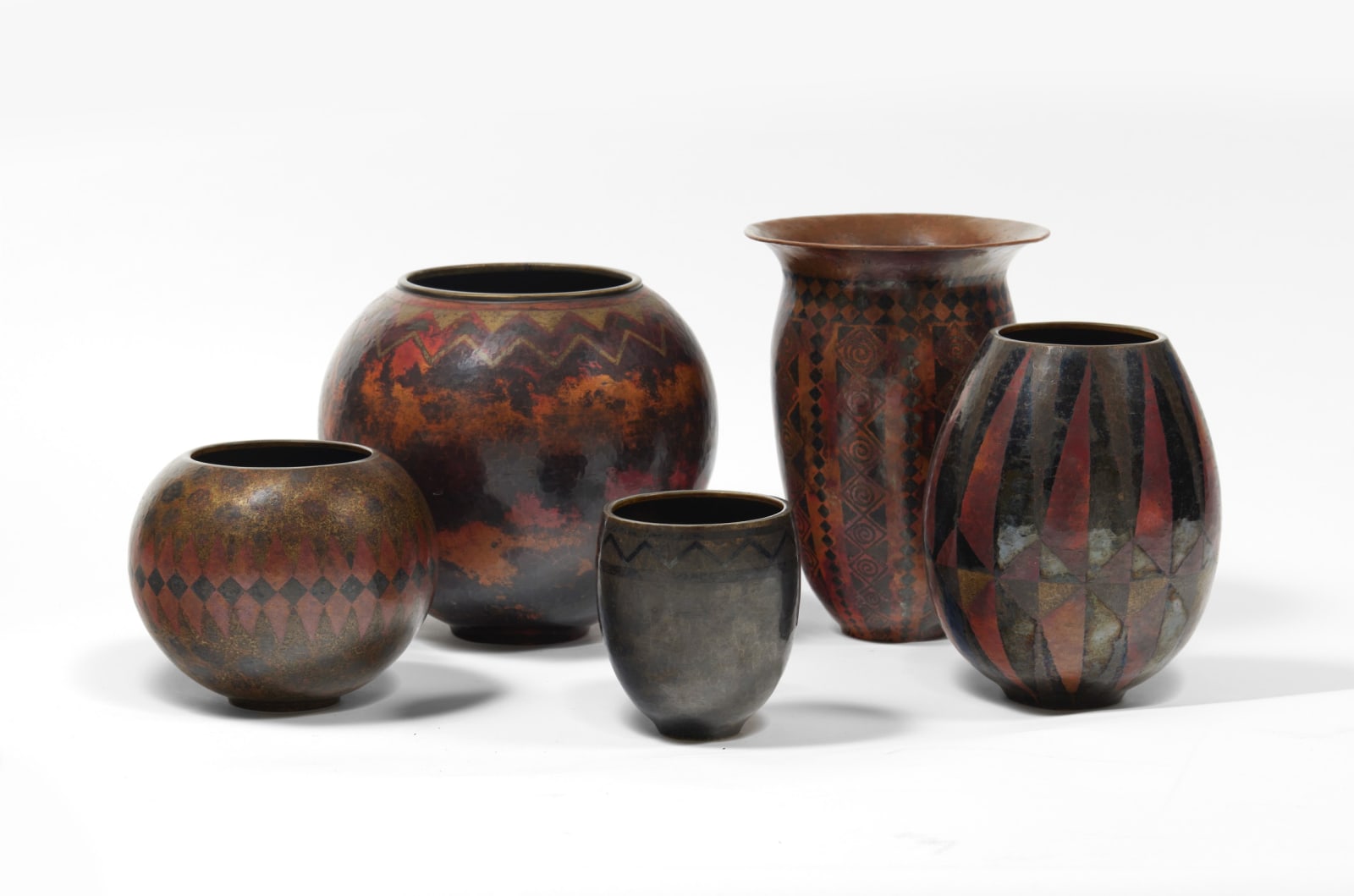CLAUDIUS LINOSSIER, VASE 'LIGNE BRISEE', c. 1924