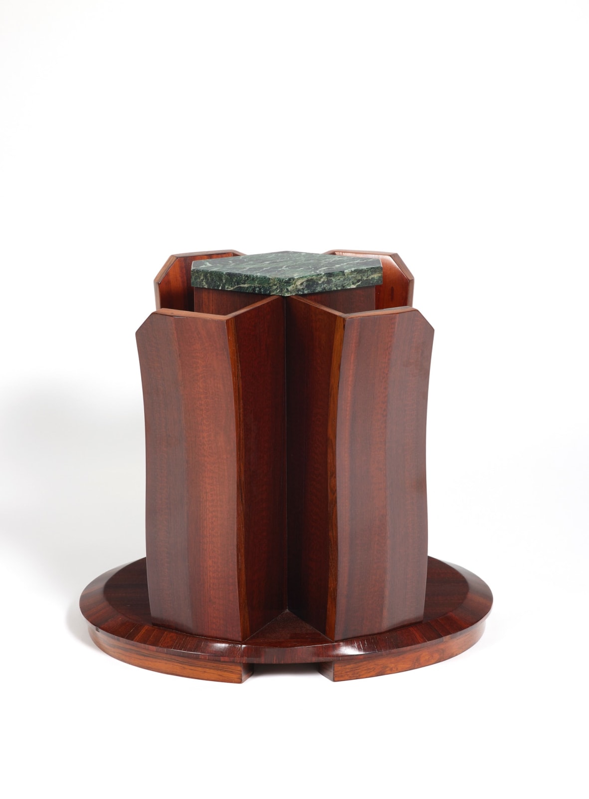PIERRE CHAREAU, SIDE TABLE WITH SHELVES, c. 1923