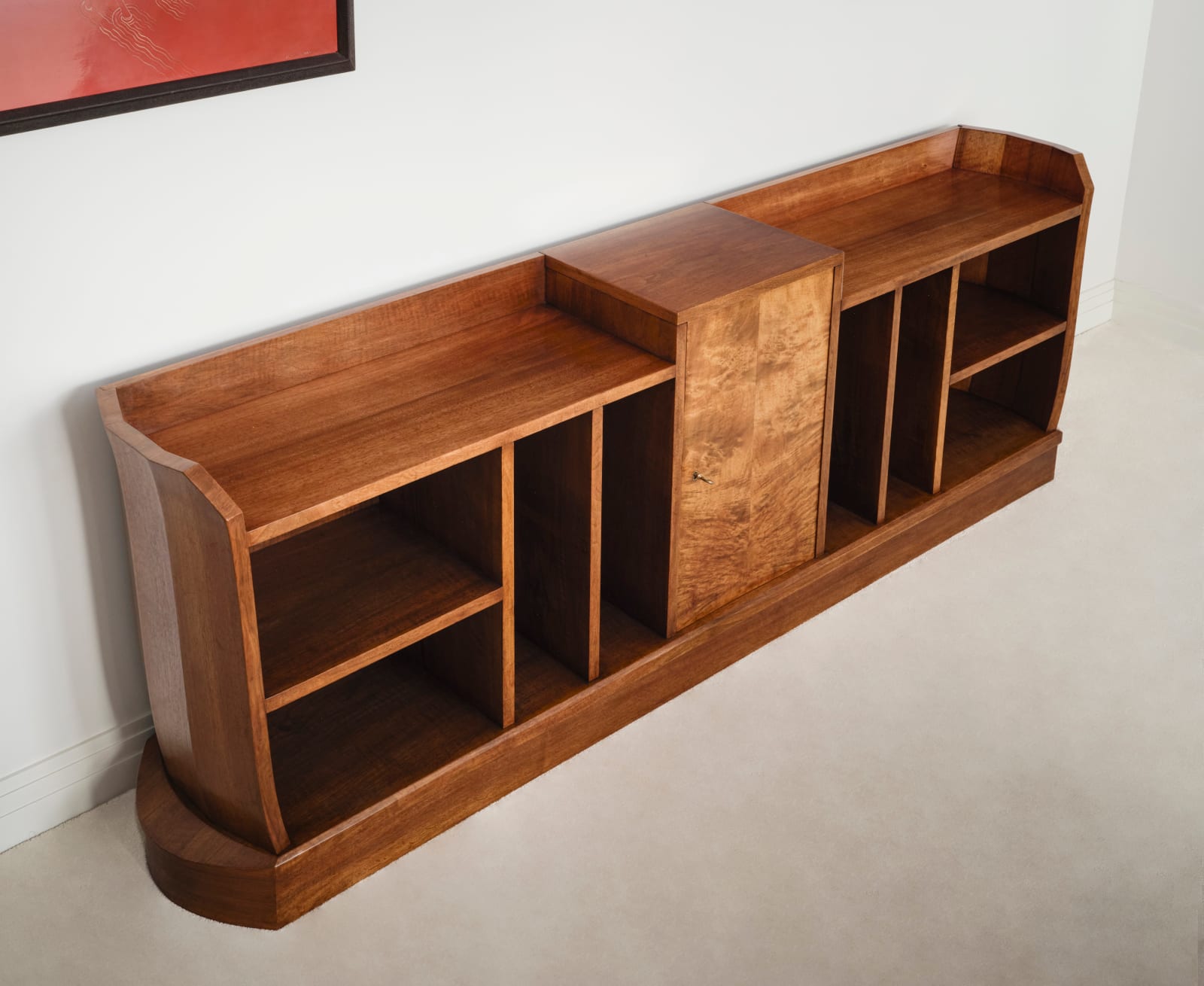 PIERRE CHAREAU, 'MU265' BOOKCASE , c. 1923