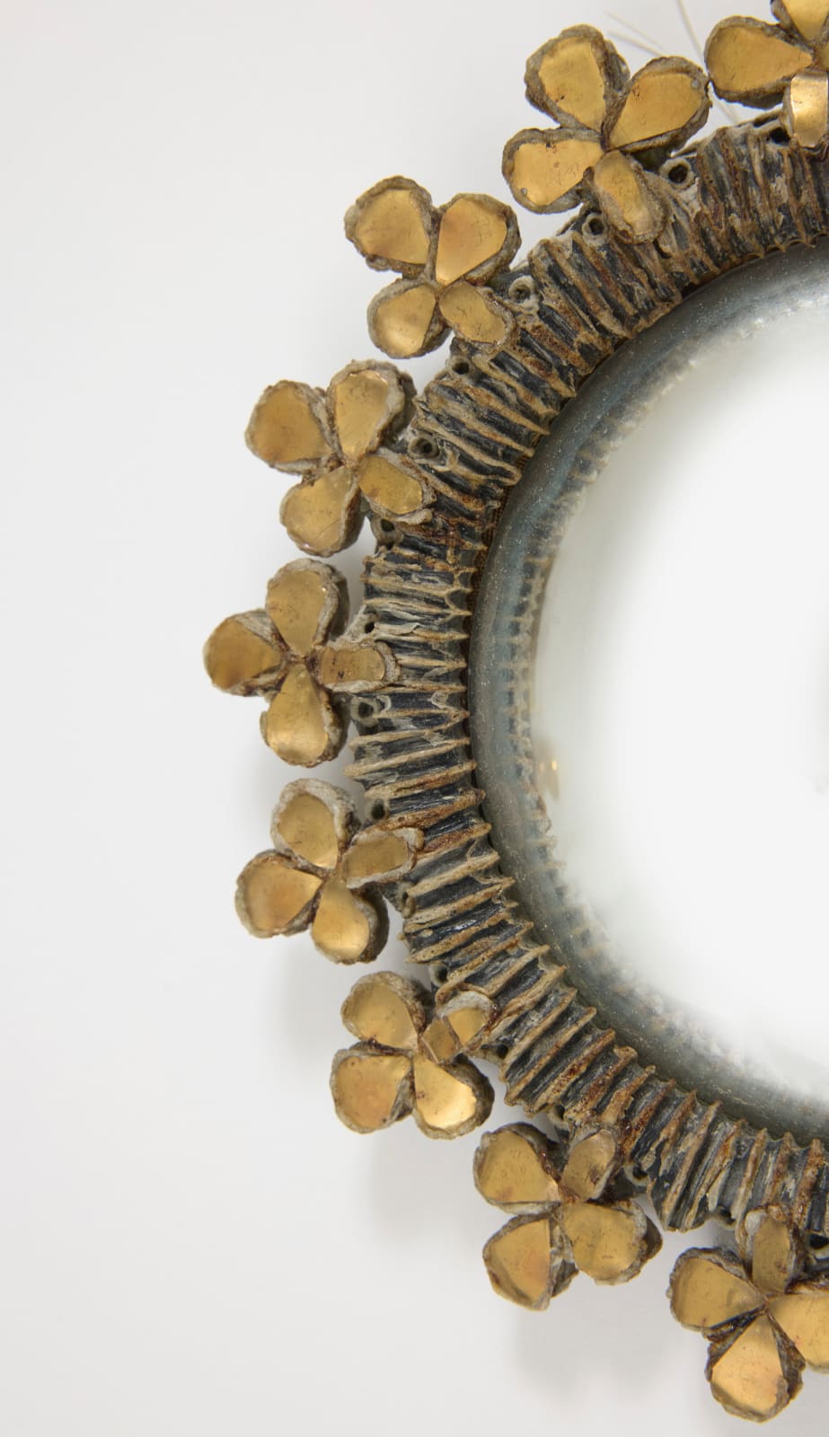 LINE VAUTRIN, 'TREFLE' mirror , c. 1960