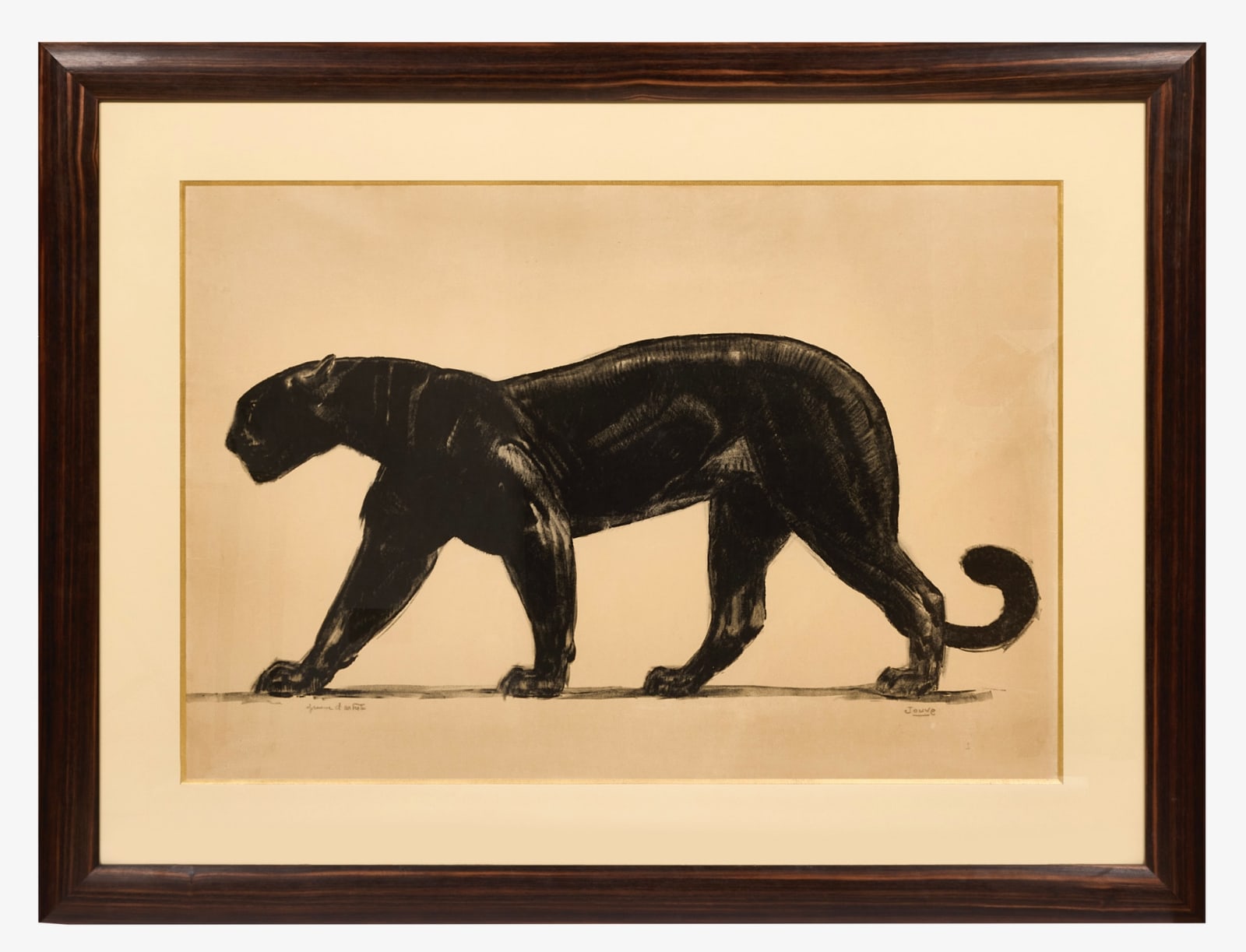 PAUL JOUVE, Panthère noire, c. 1922