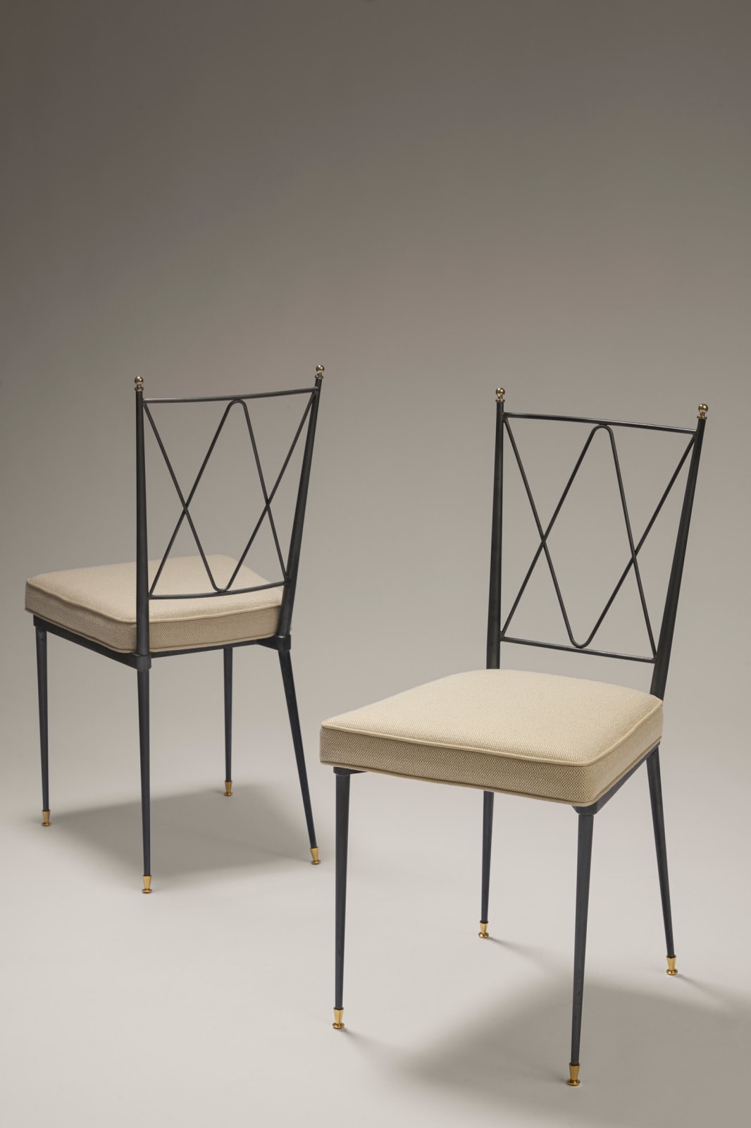 CLAUDE DELOR, Set of 8 chairs , c. 1960