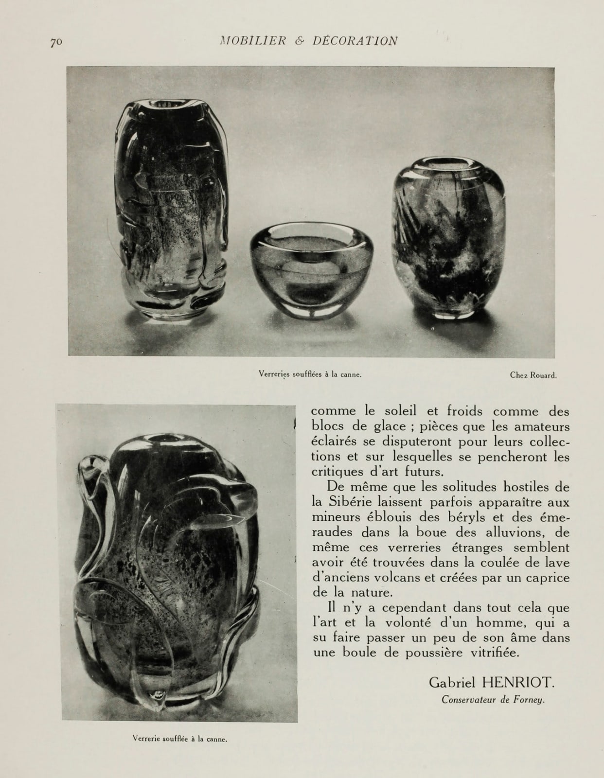 Henri Navarre, VASE, c. 1940