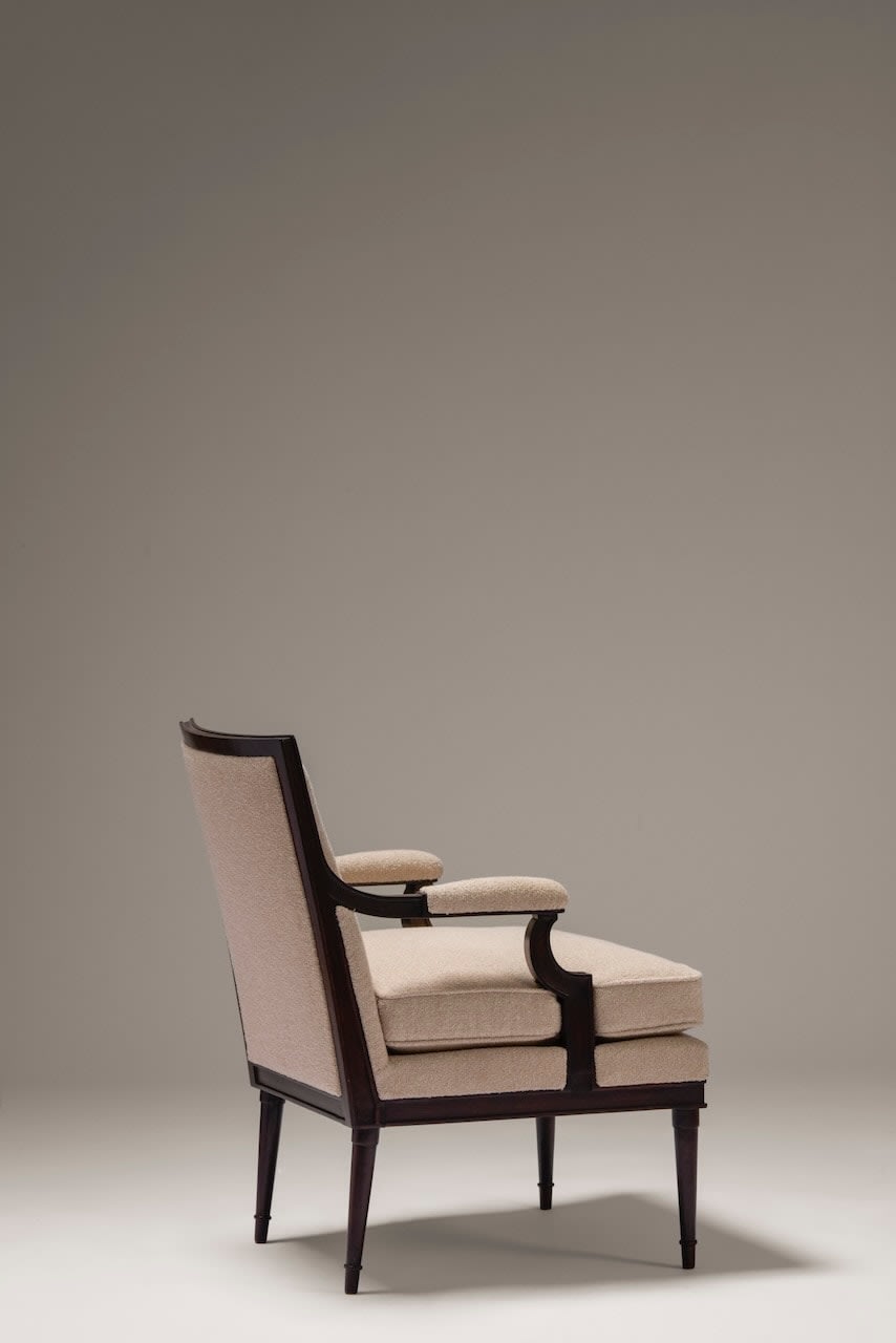 JEAN-MICHEL FRANK, Pair of armchairs , c. 1939