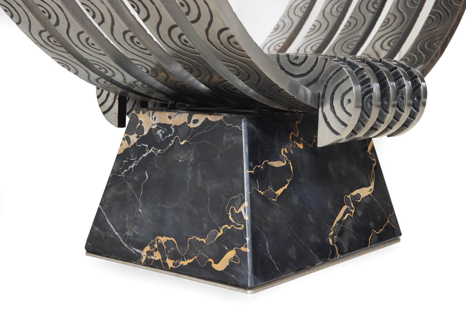 EDGAR BRANDT, CONSOLE TABLE, c. 1930