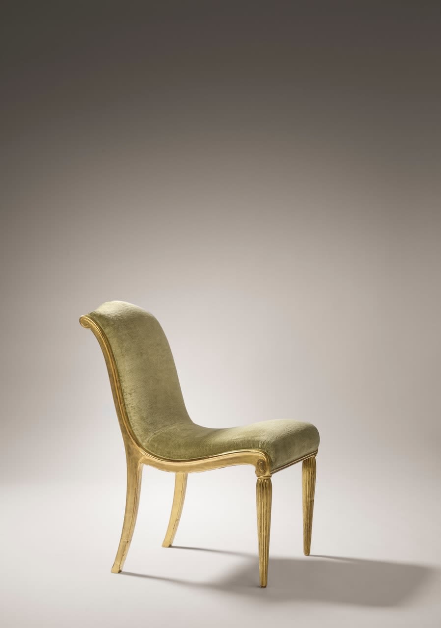 ARMAND-ALBERT RATEAU, FOUR CHAIRS, c. 1928