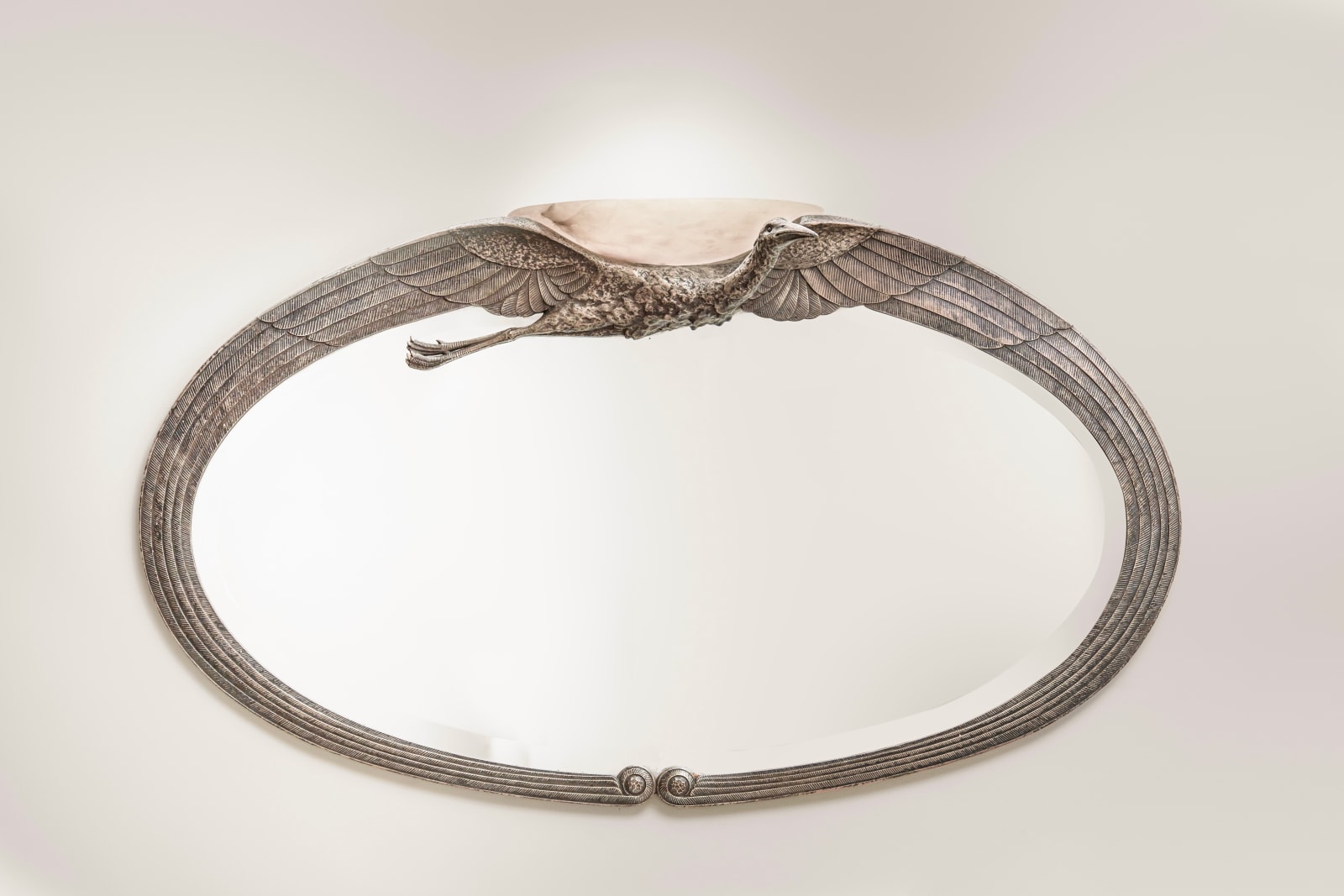 ALBERT CHEURET, 'Cigogne' Mirror , c. 1925
