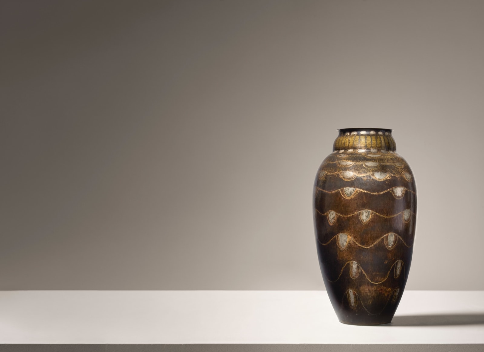 JEAN DUNAND, Vase , c. 1920