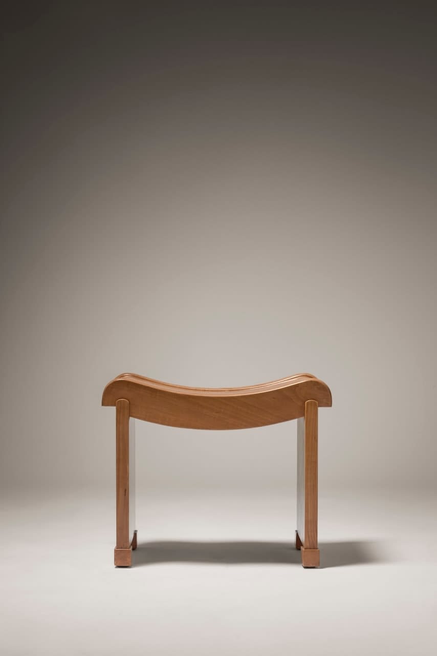 PIERRE CHAREAU, 'MT1015' STOOL, c. 1927