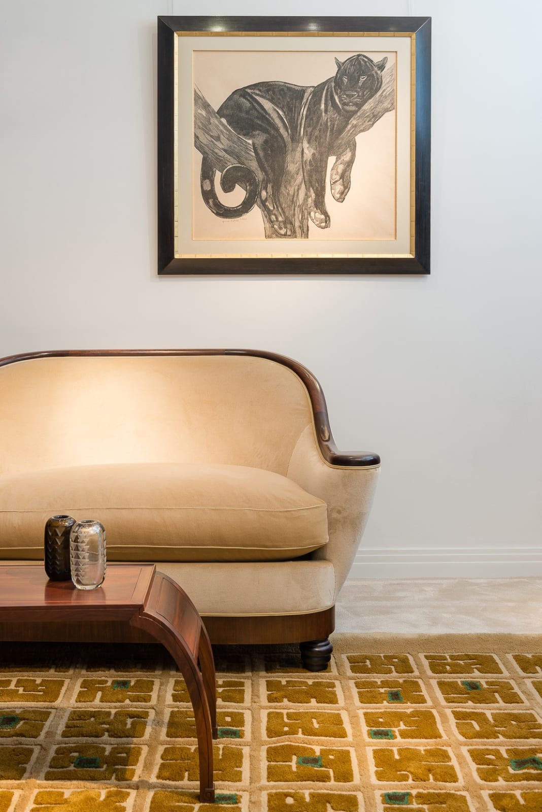 ANDRE GROULT, SOFA, c. 1920