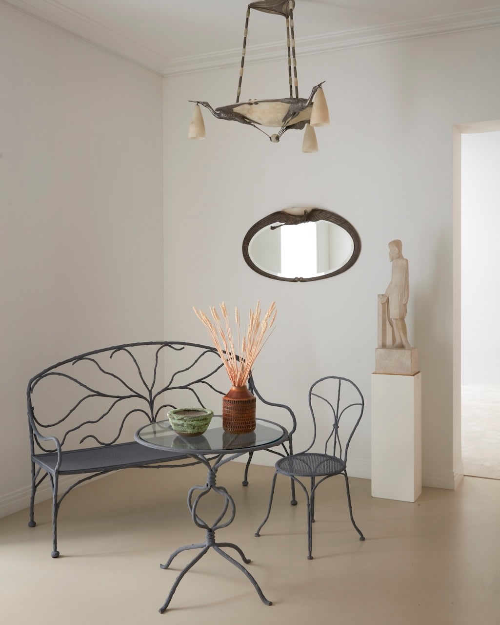 FONDERIE DURENNE, JEAN-MICHEL FRANK, Chair , c. 1940