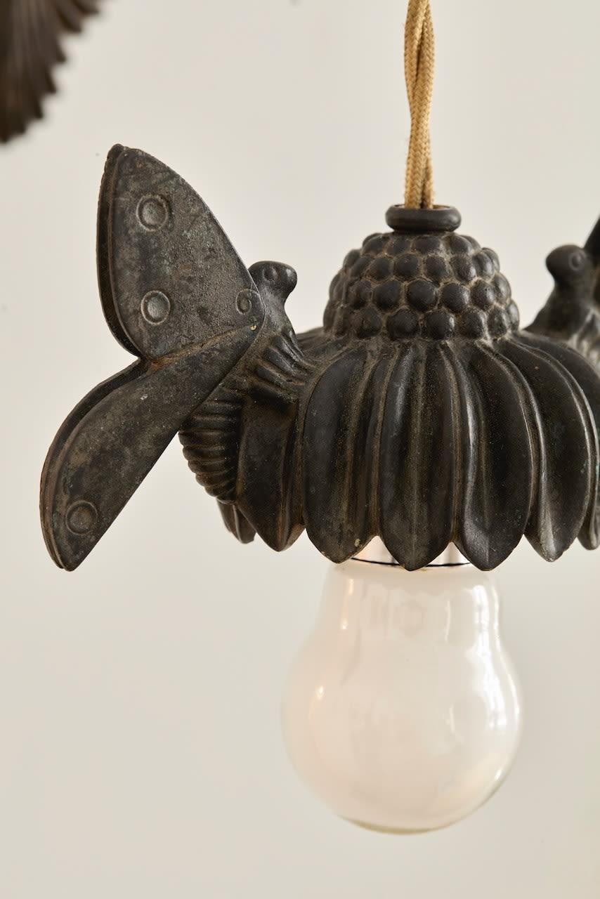 ARMAND-ALBERT RATEAU, Pair of wall lights , c. 1924