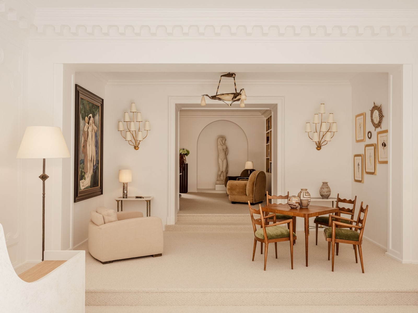 PAUL DUPRÉ-LAFON, PAIR OF ARMCHAIRS, c. 1935