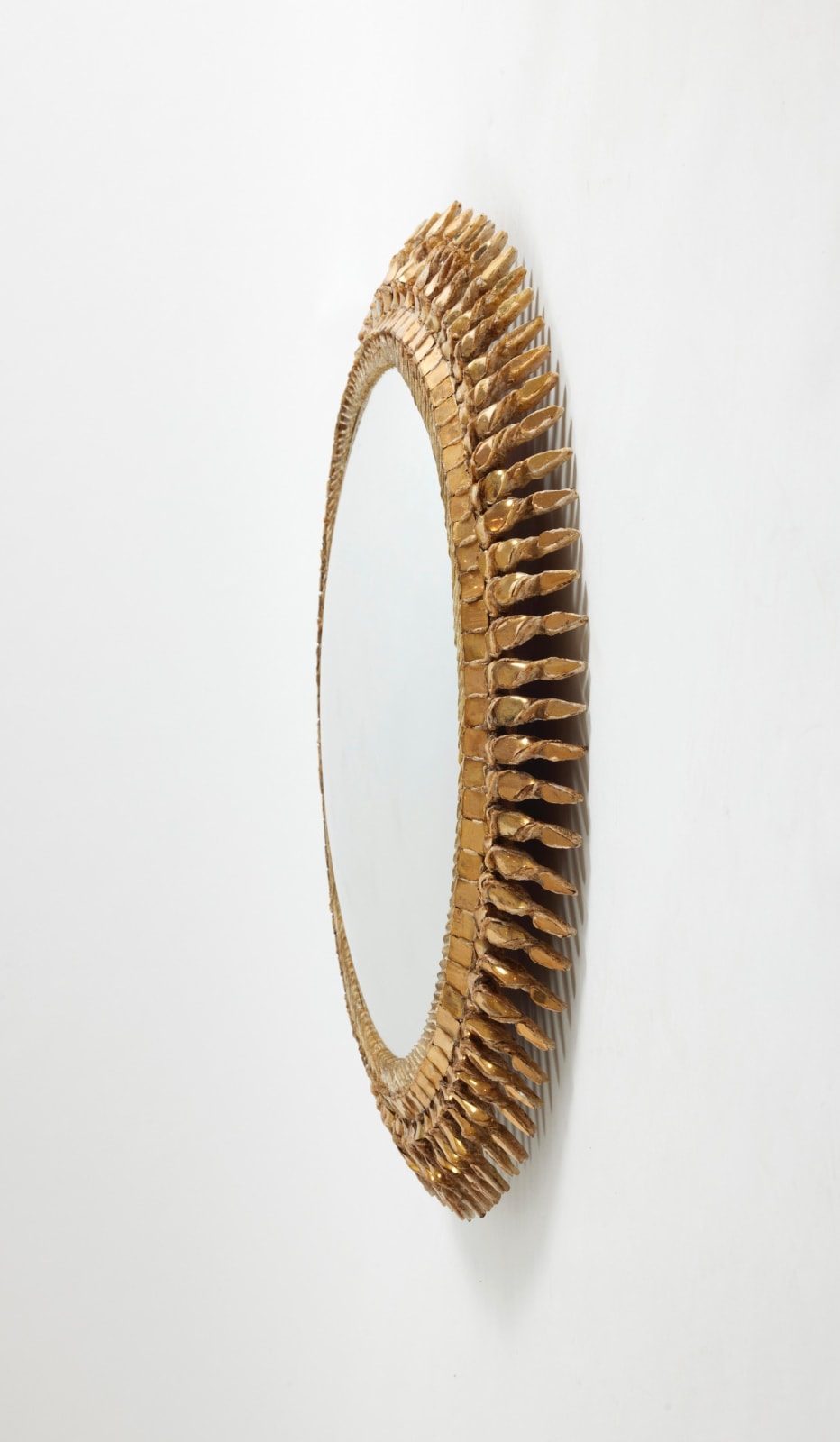 LINE VAUTRIN, MIRROR ' SOLEIL TORSADE', c. 1960