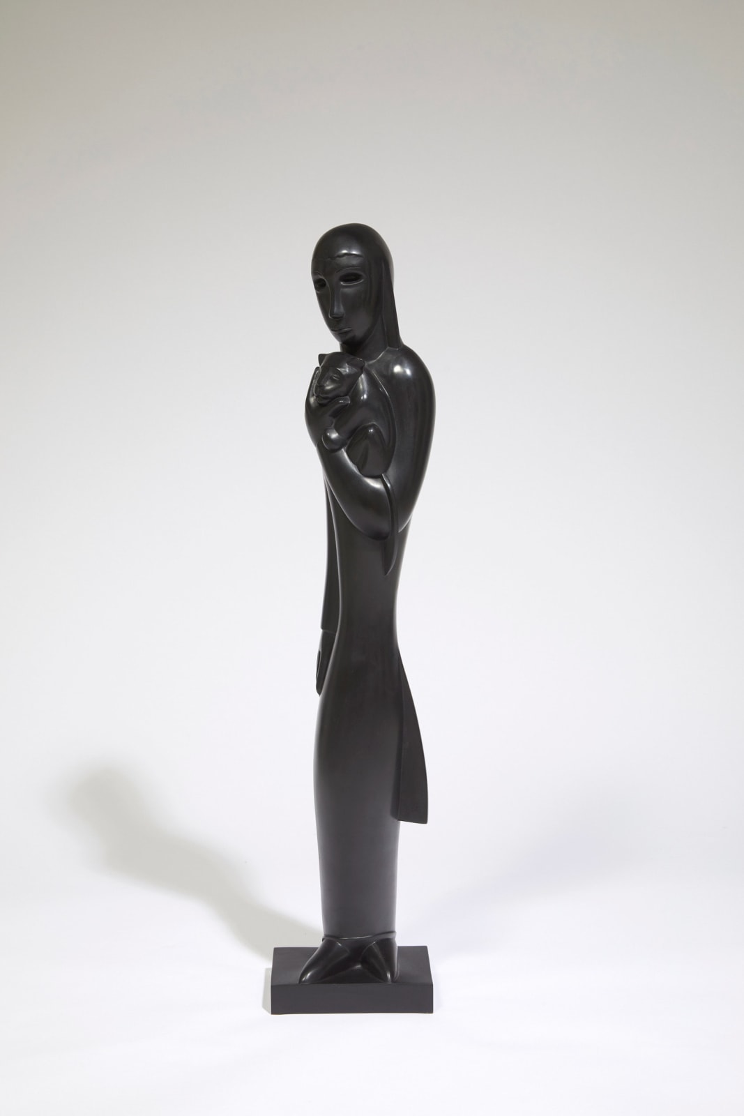 Jean Lambert-Rucki, FEMME AU CHAT, c. 1990