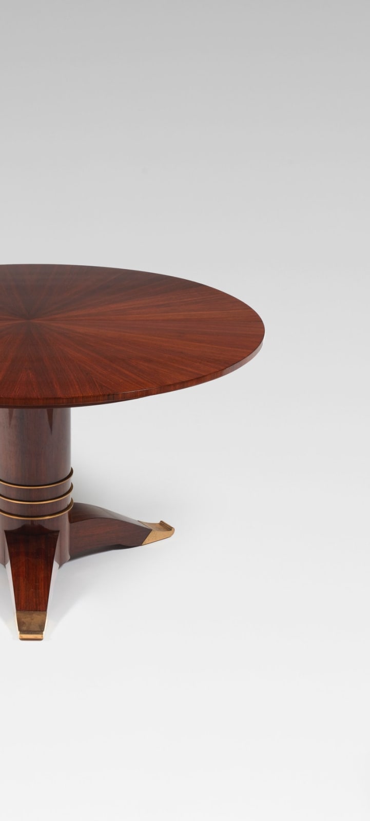 JULES LELEU, DINING TABLE, c. 1930