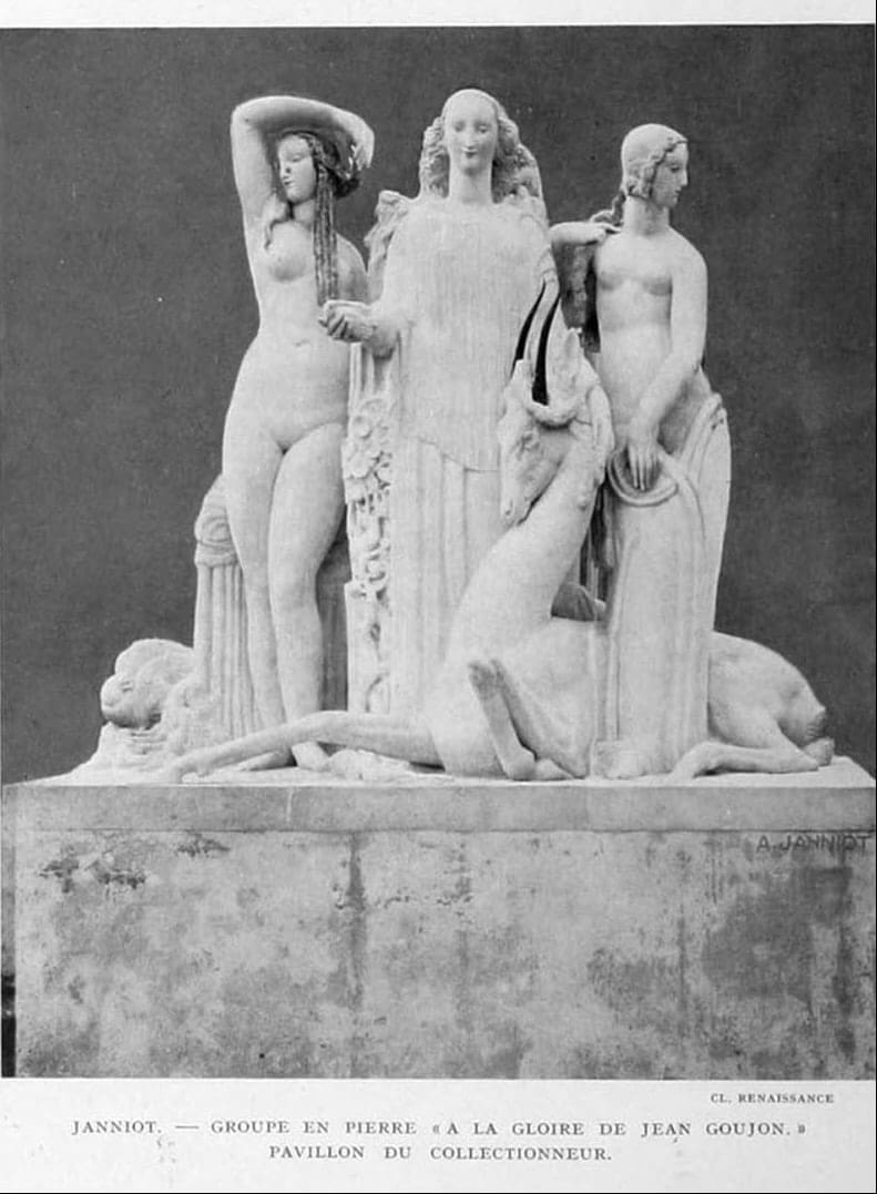 Alfred-Auguste Janniot, "NYMPHE - HOMMAGE A JEAN GOUJON", c. 1924