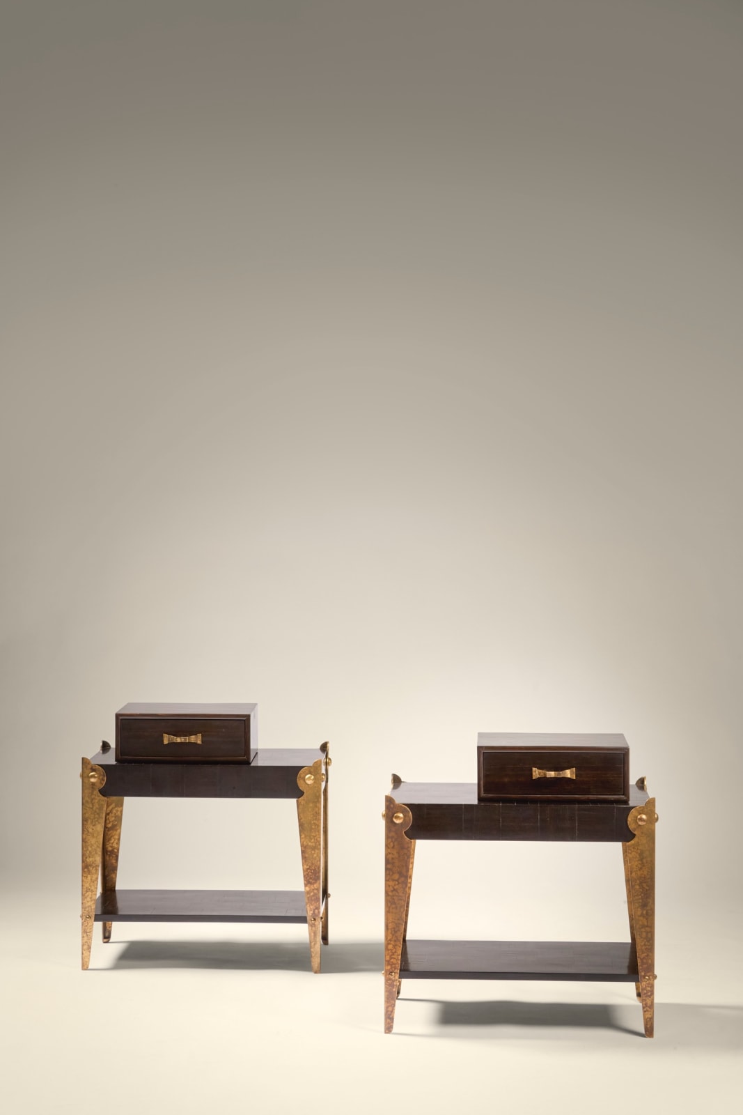 EUGÈNE PRINTZ, PAIR OF SIDE TABLES, c. 1937