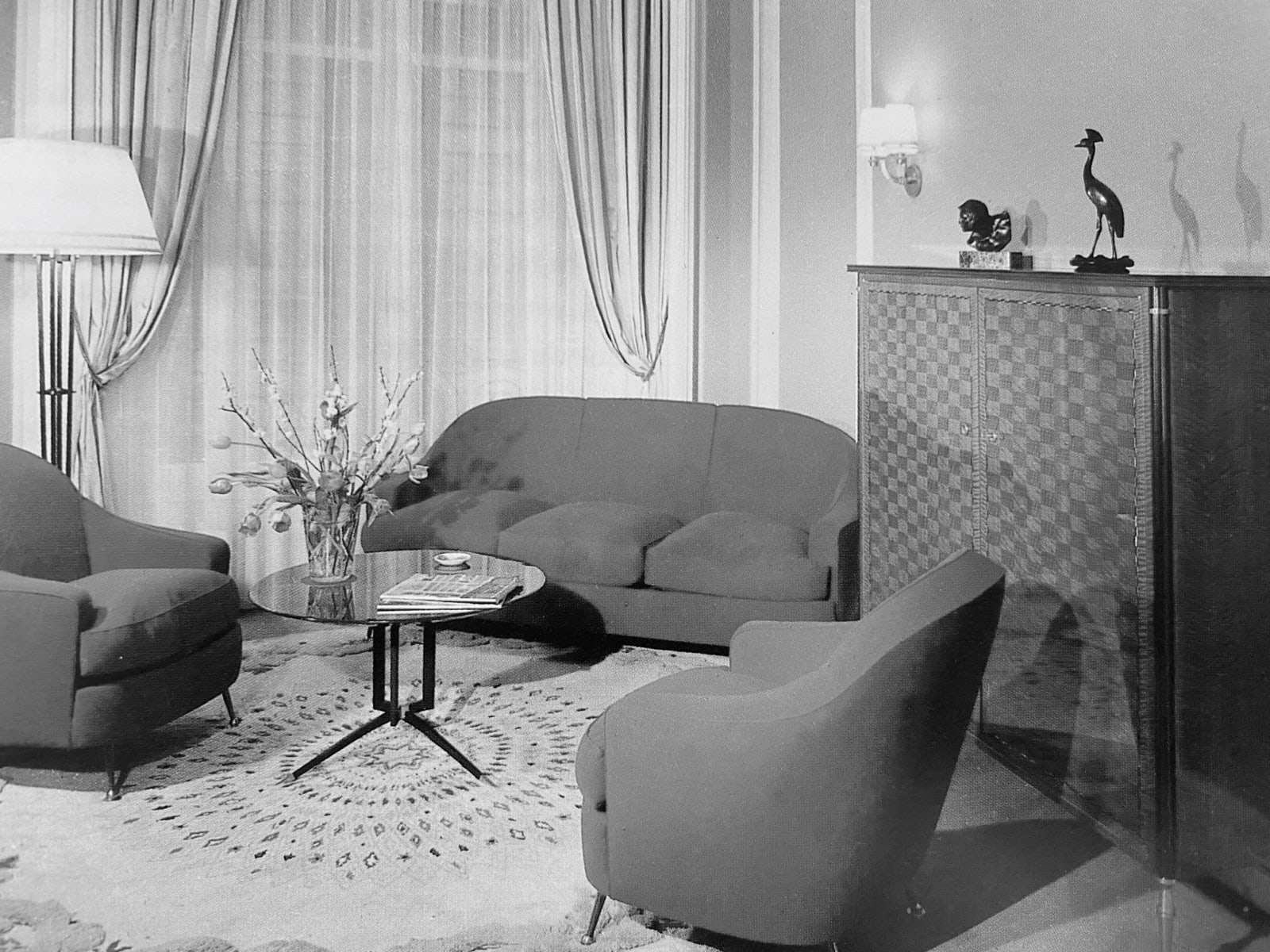 PAULE LELEU, RUG, c. 1950