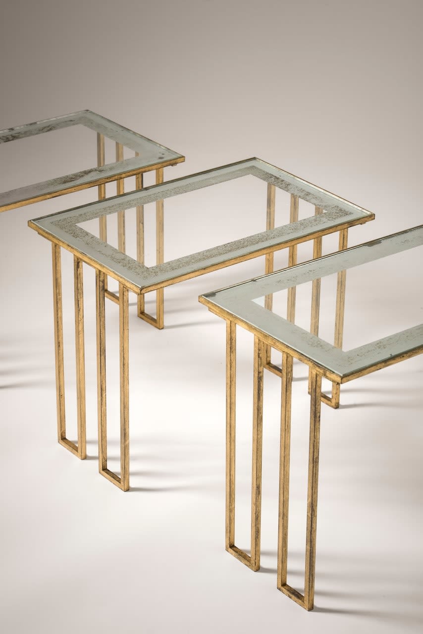 JEAN ROYERE, 'Créneaux' Nesting Tables , c. 1950