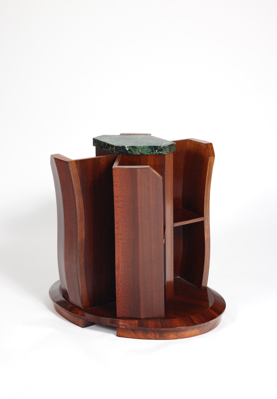 PIERRE CHAREAU, SIDE TABLE WITH SHELVES, c. 1923