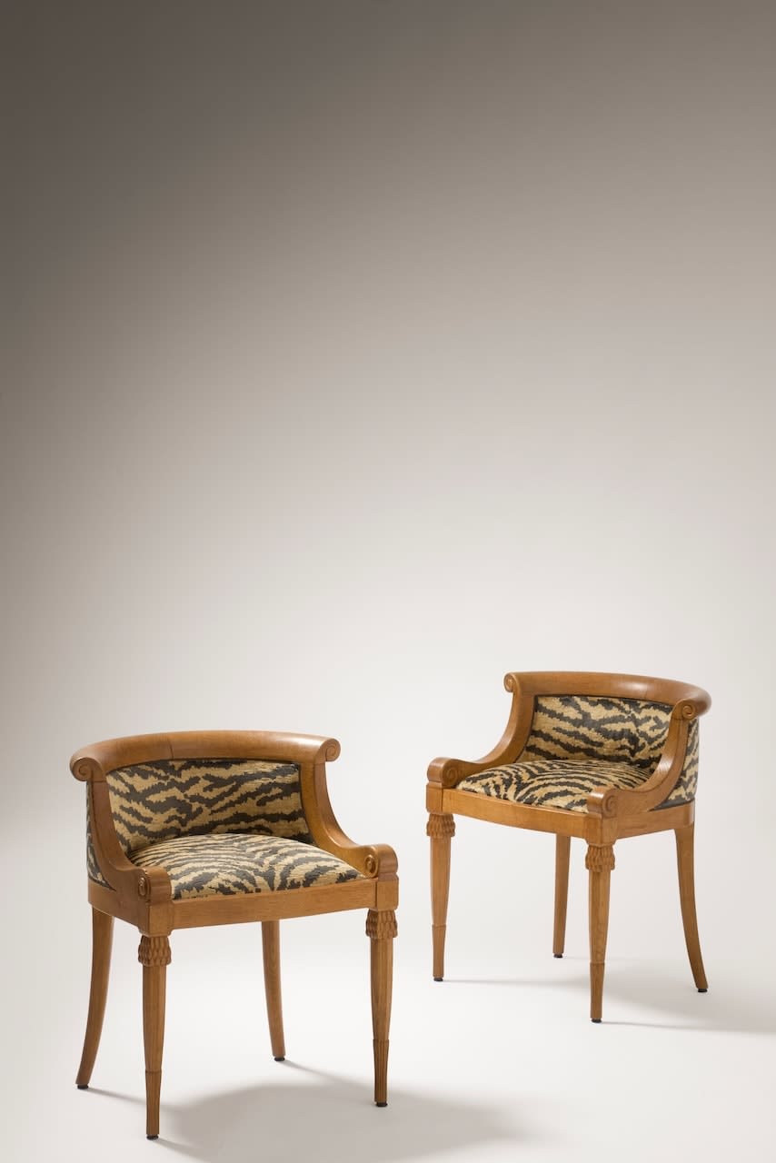 ARMAND-ALBERT RATEAU, Pair of armchairs, c. 1920-1925