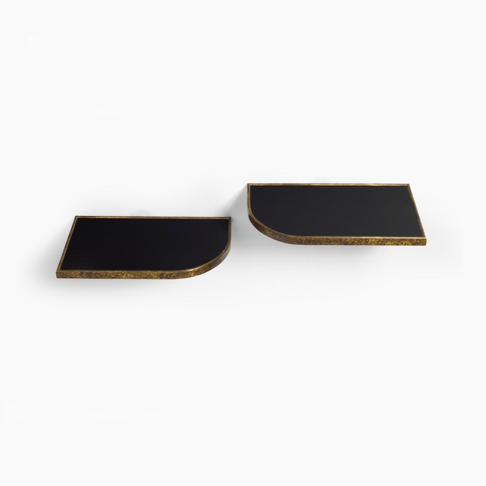 EUGÈNE PRINTZ, PAIR OF SHELVES , c. 1930