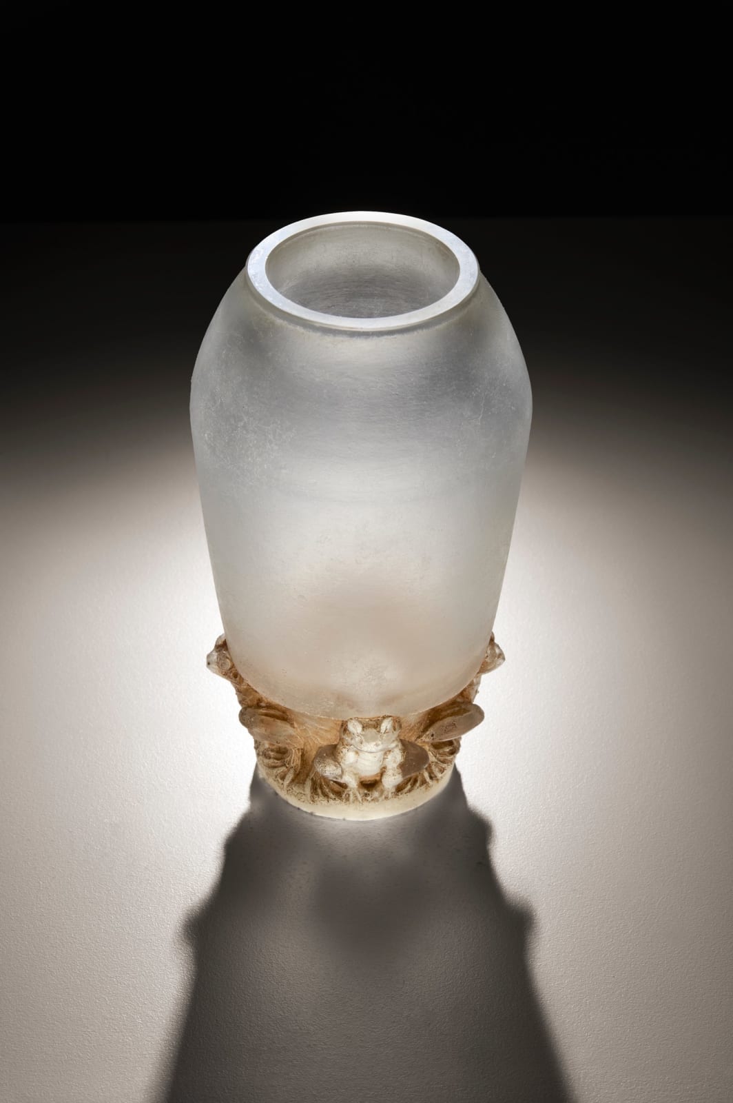 RENÉ LALIQUE, 'Four Frogs' Vase , c. 1920