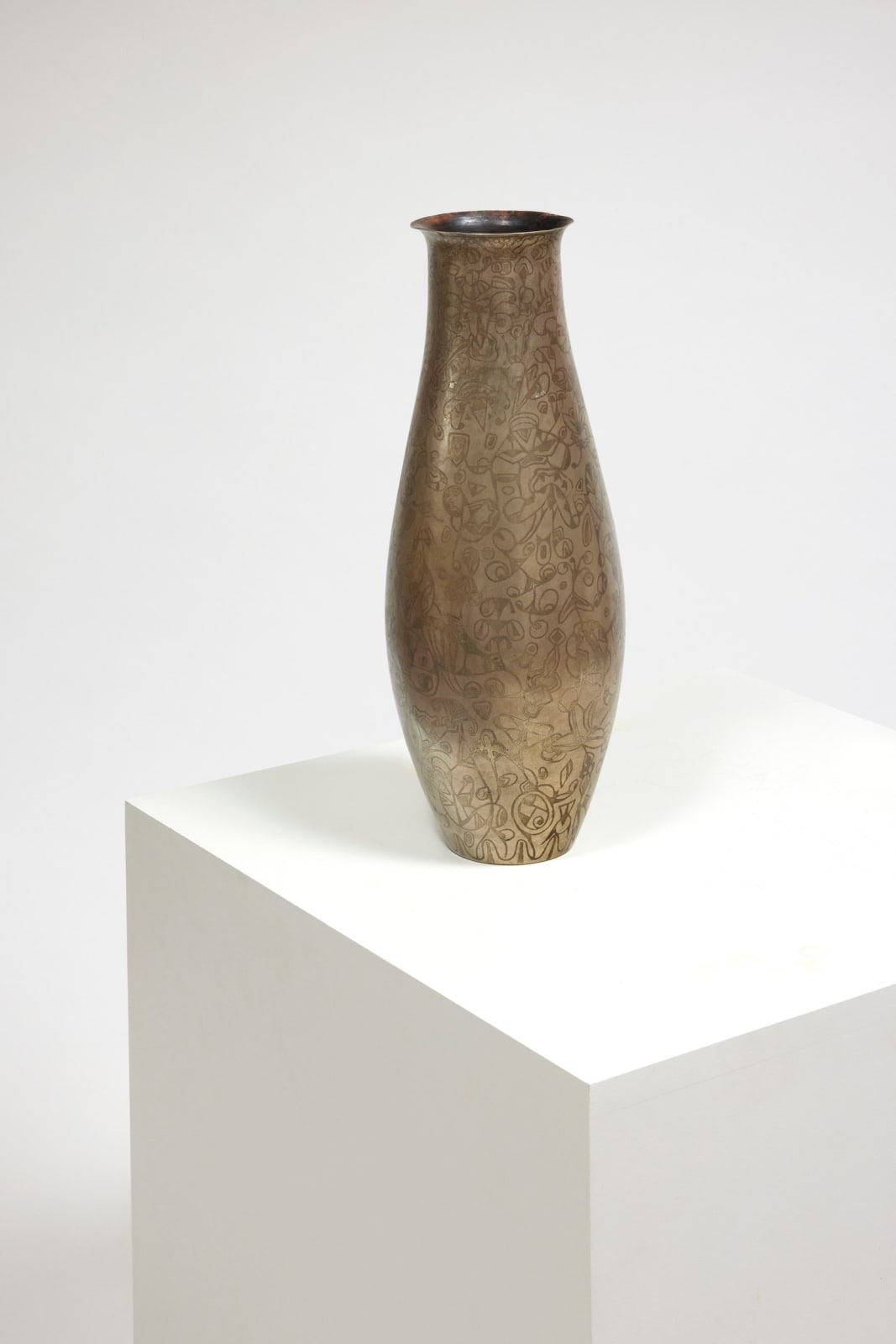 JEAN DUNAND, VASE, c. 1920