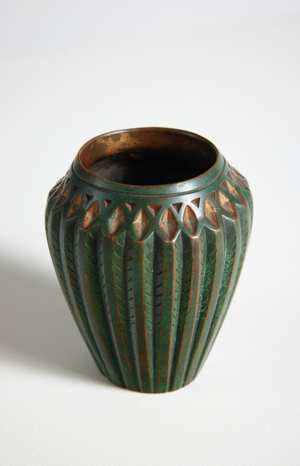 JEAN DUNAND, VASE, c. 1910