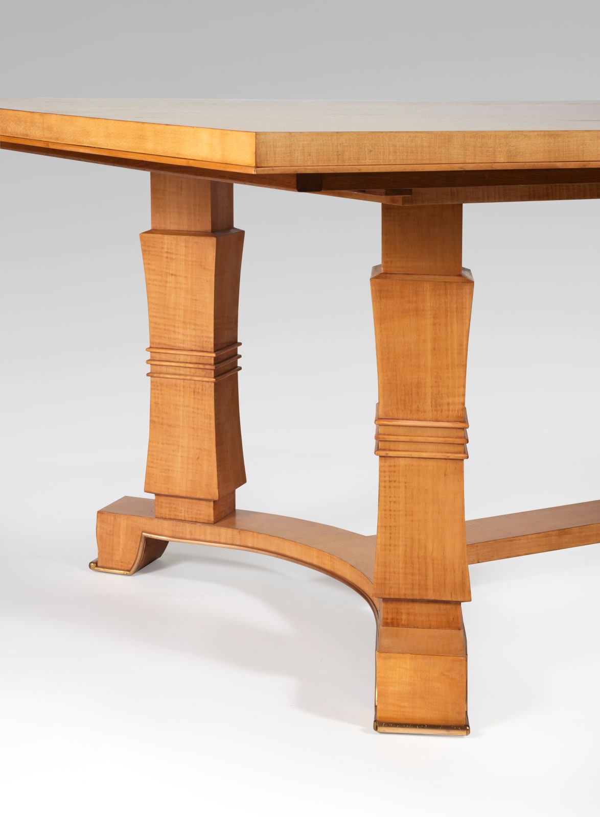 JULES LELEU, DINING TABLE, c. 1945