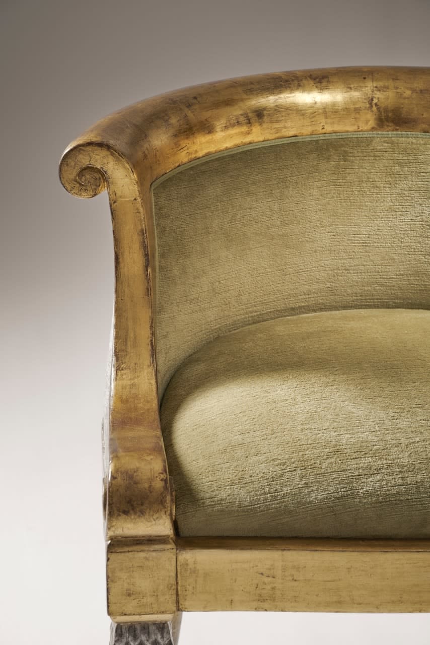 ARMAND-ALBERT RATEAU, ARMCHAIR, c. 1920