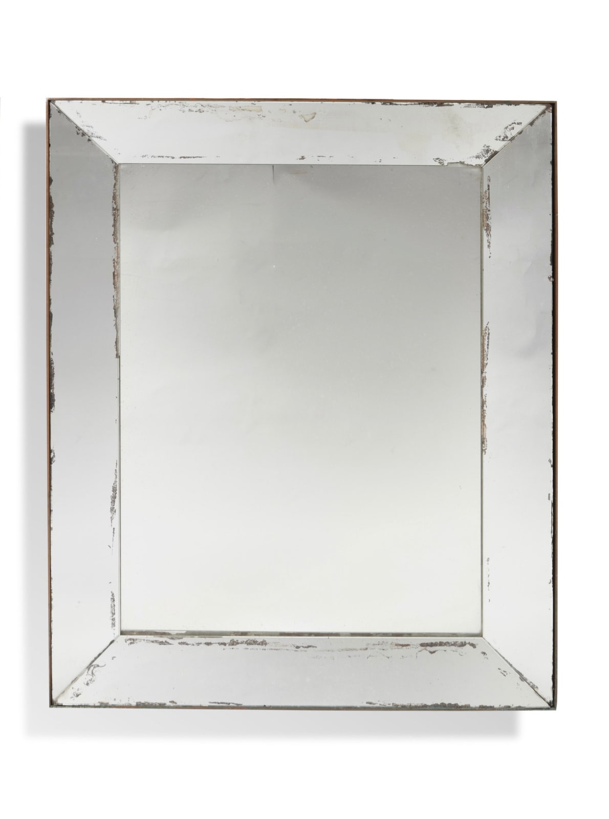 JACQUES ADNET, RECTANGULAR MIRROR, c. 1935