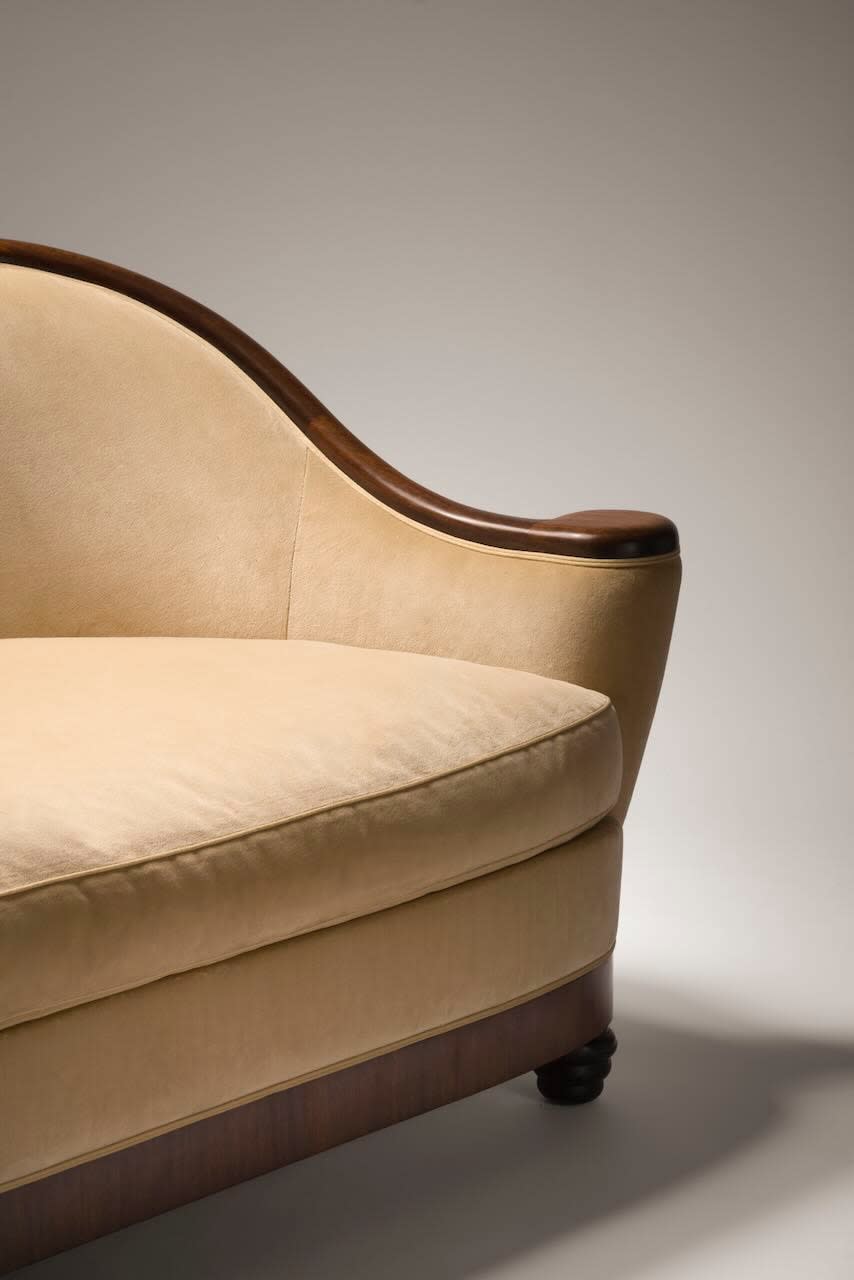 ANDRE GROULT, SOFA, c. 1920