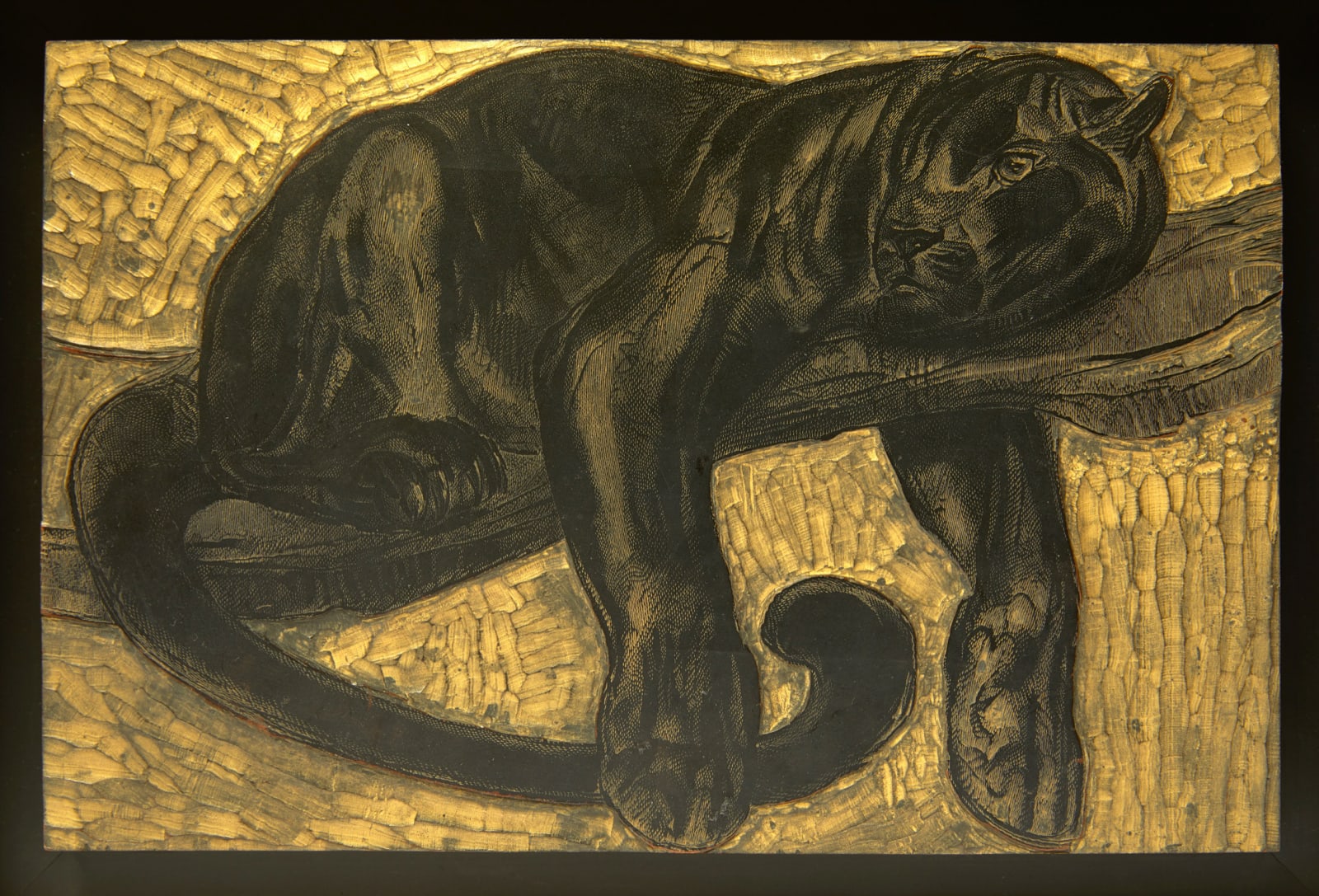 PAUL JOUVE, PANTHER ON A BRANCH, c. 1925